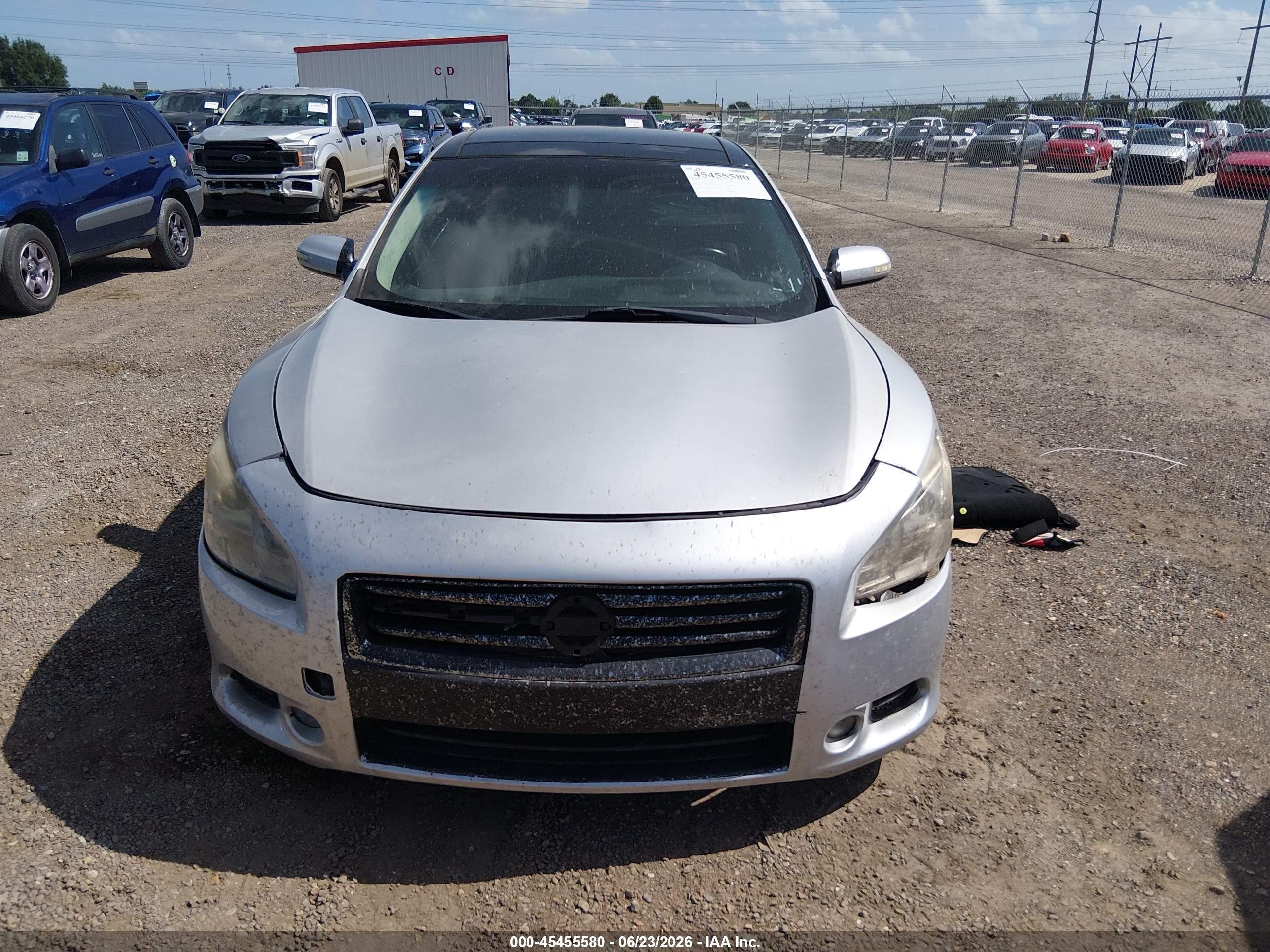 2012 Nissan Maxima 3.5 Sv Silver vin: 1N4AA5AP6CC800403