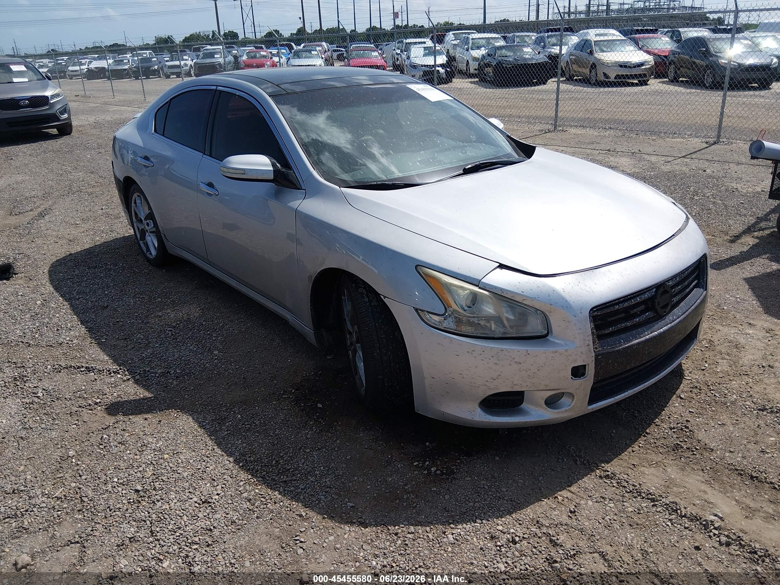 2012 Nissan Maxima 3.5 Sv Silver vin: 1N4AA5AP6CC800403