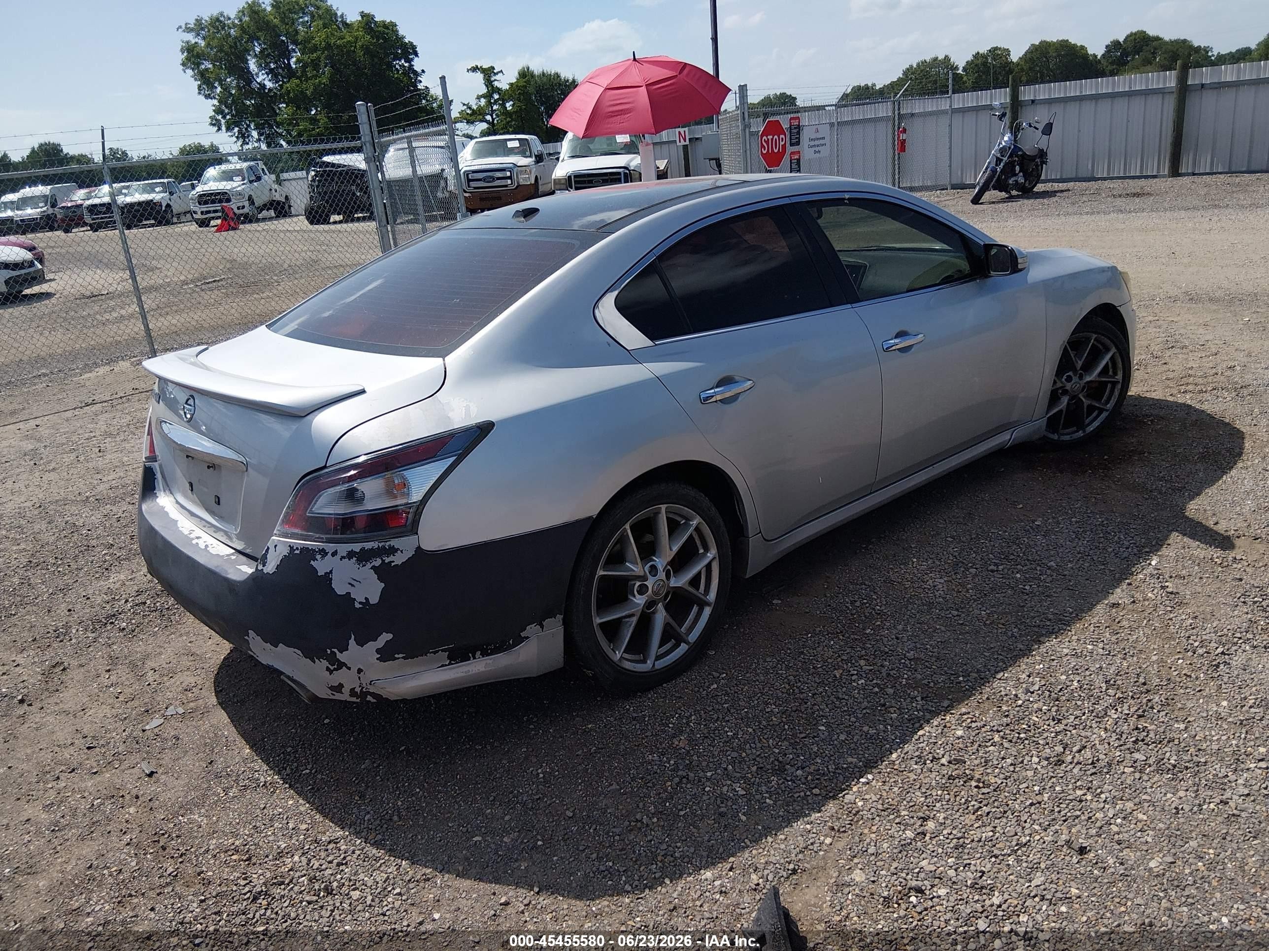 2012 Nissan Maxima 3.5 Sv Silver vin: 1N4AA5AP6CC800403
