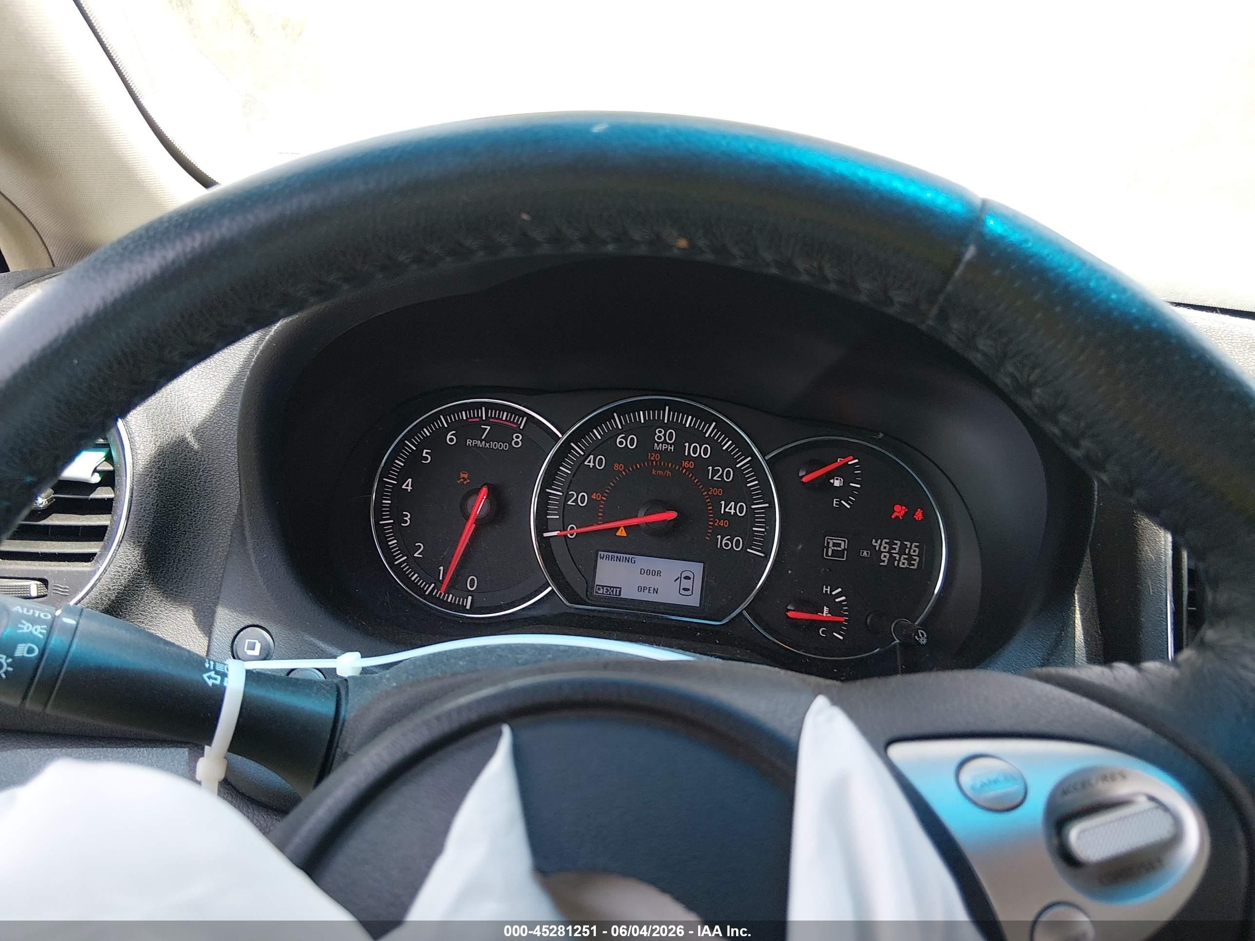 2012 Nissan Maxima 3.5 S Белый vin: 1N4AA5AP6CC801079
