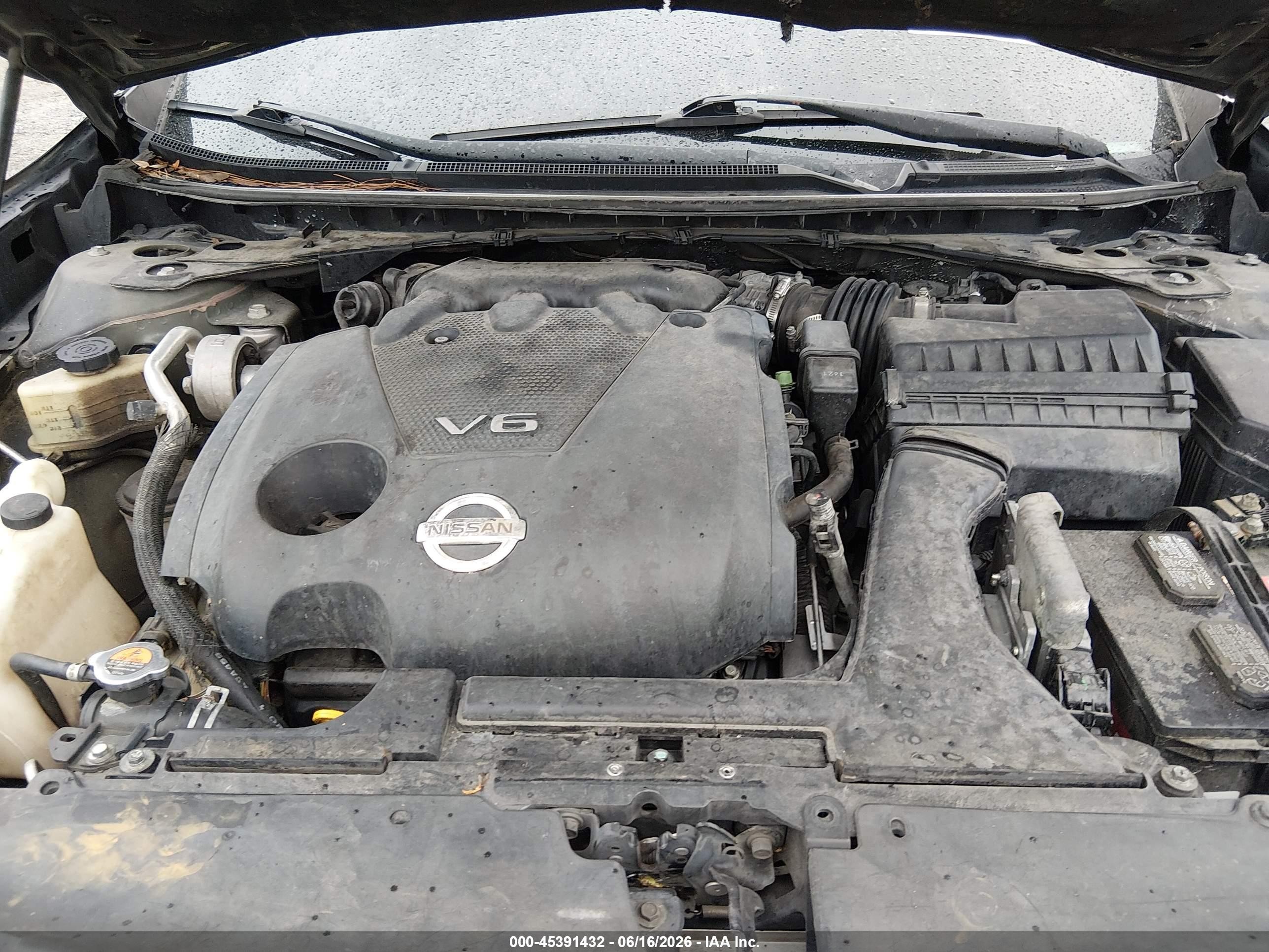 2012 Nissan Maxima 3.5 Sv Black vin: 1N4AA5AP6CC802829