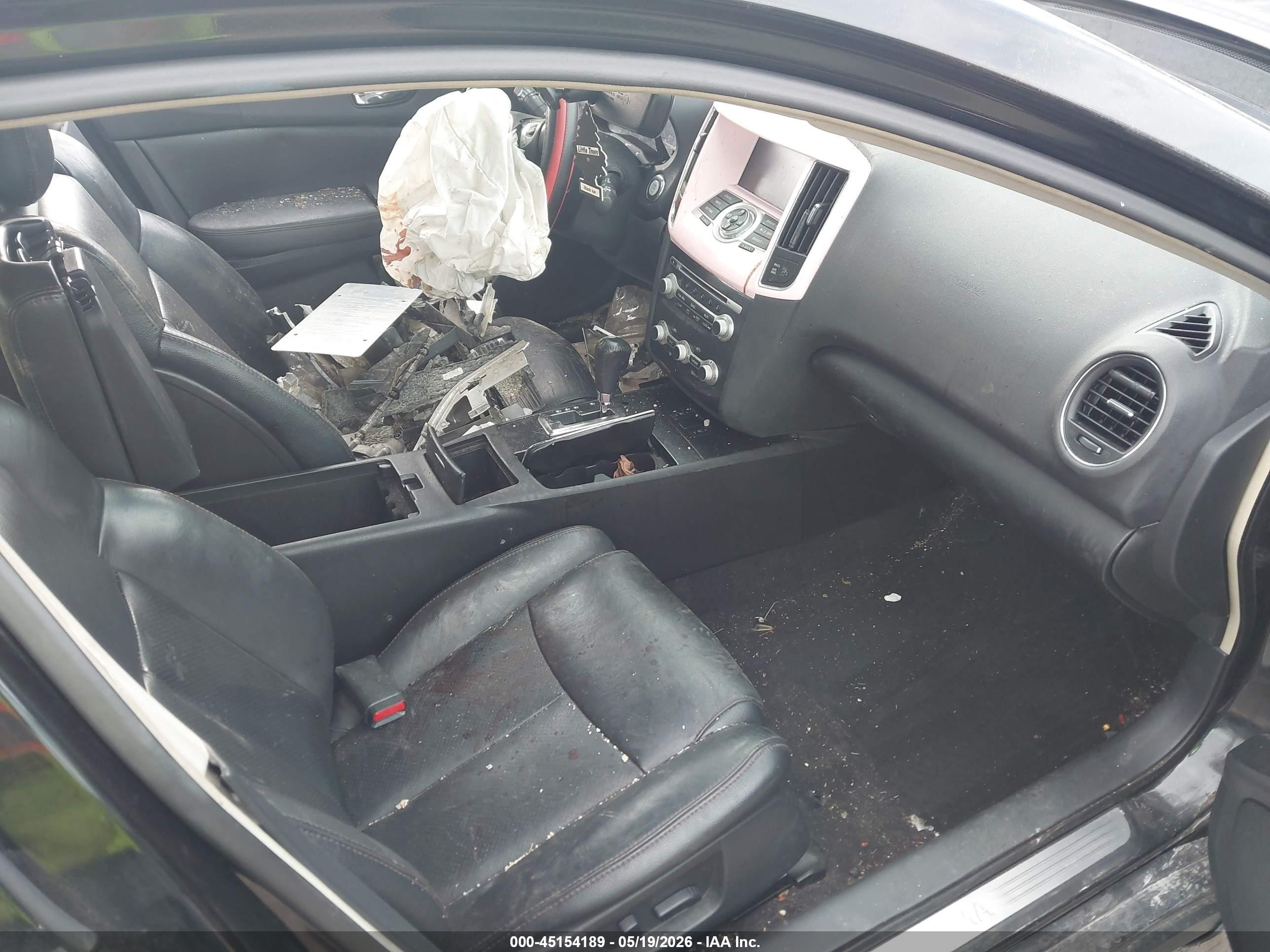 2012 Nissan Maxima 3.5 Sv Черный vin: 1N4AA5AP6CC810266