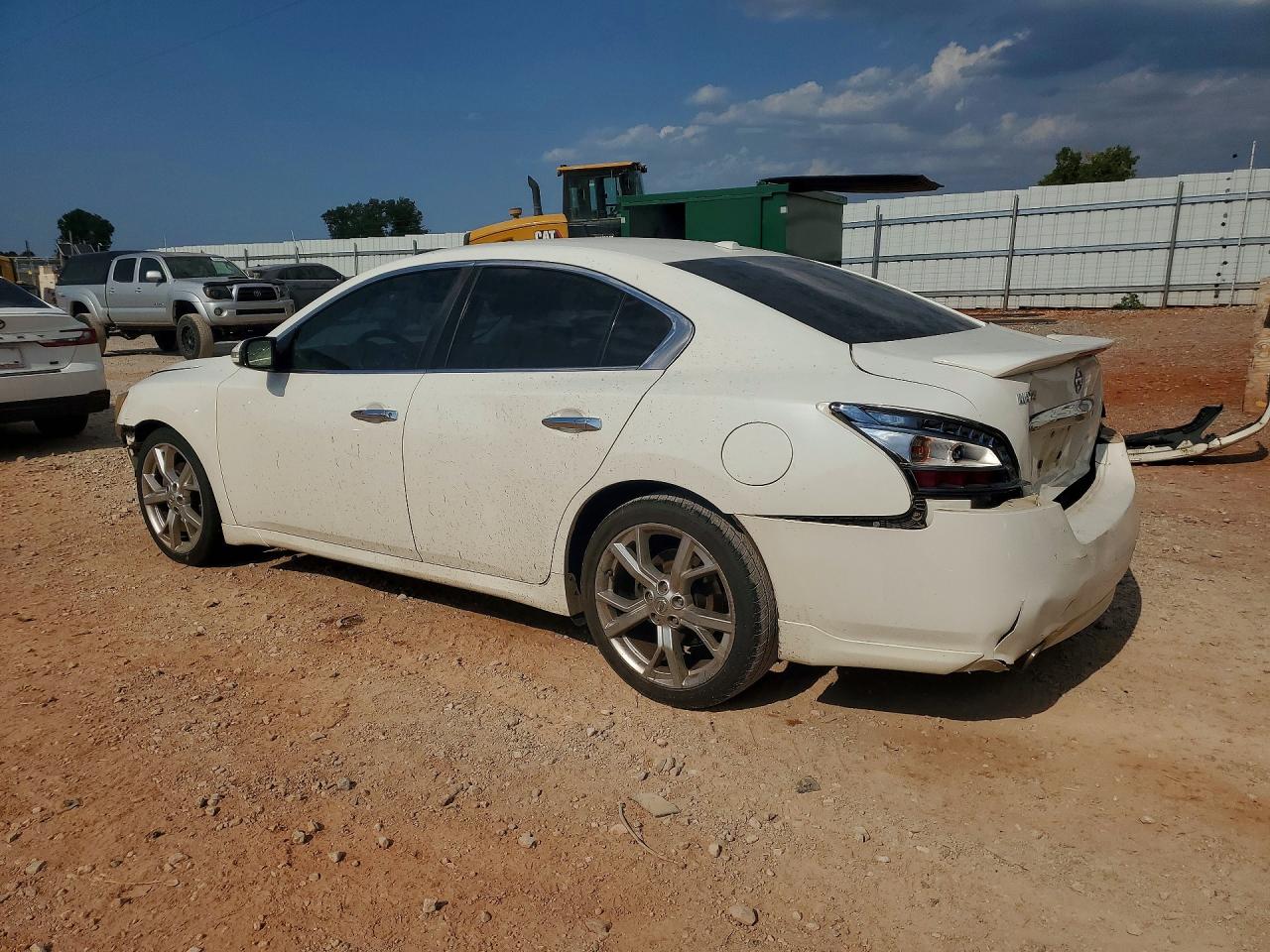 2012 Nissan Maxima 3.5 S White vin: 1N4AA5AP6CC816200