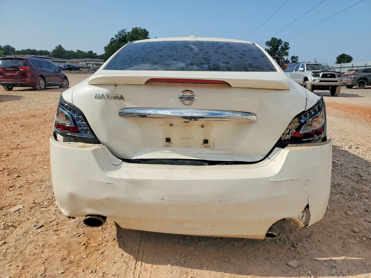 2012 Nissan Maxima 3.5 S White vin: 1N4AA5AP6CC816200