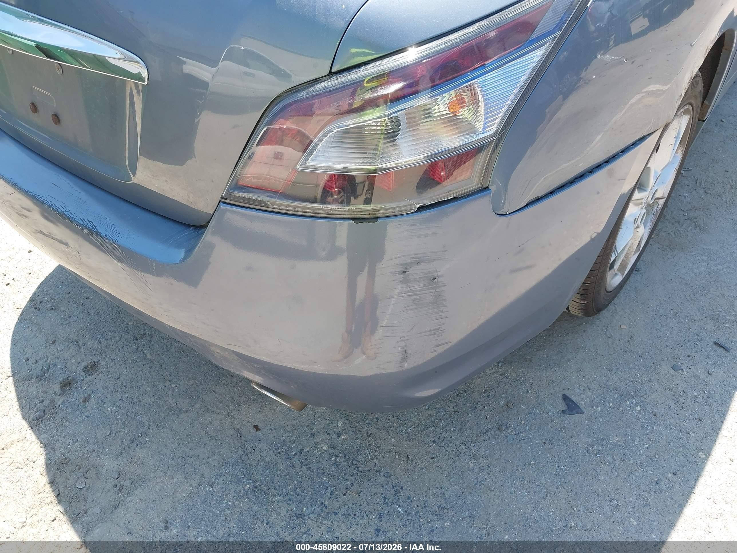 2012 Nissan Maxima 3.5 S Синий vin: 1N4AA5AP6CC817251