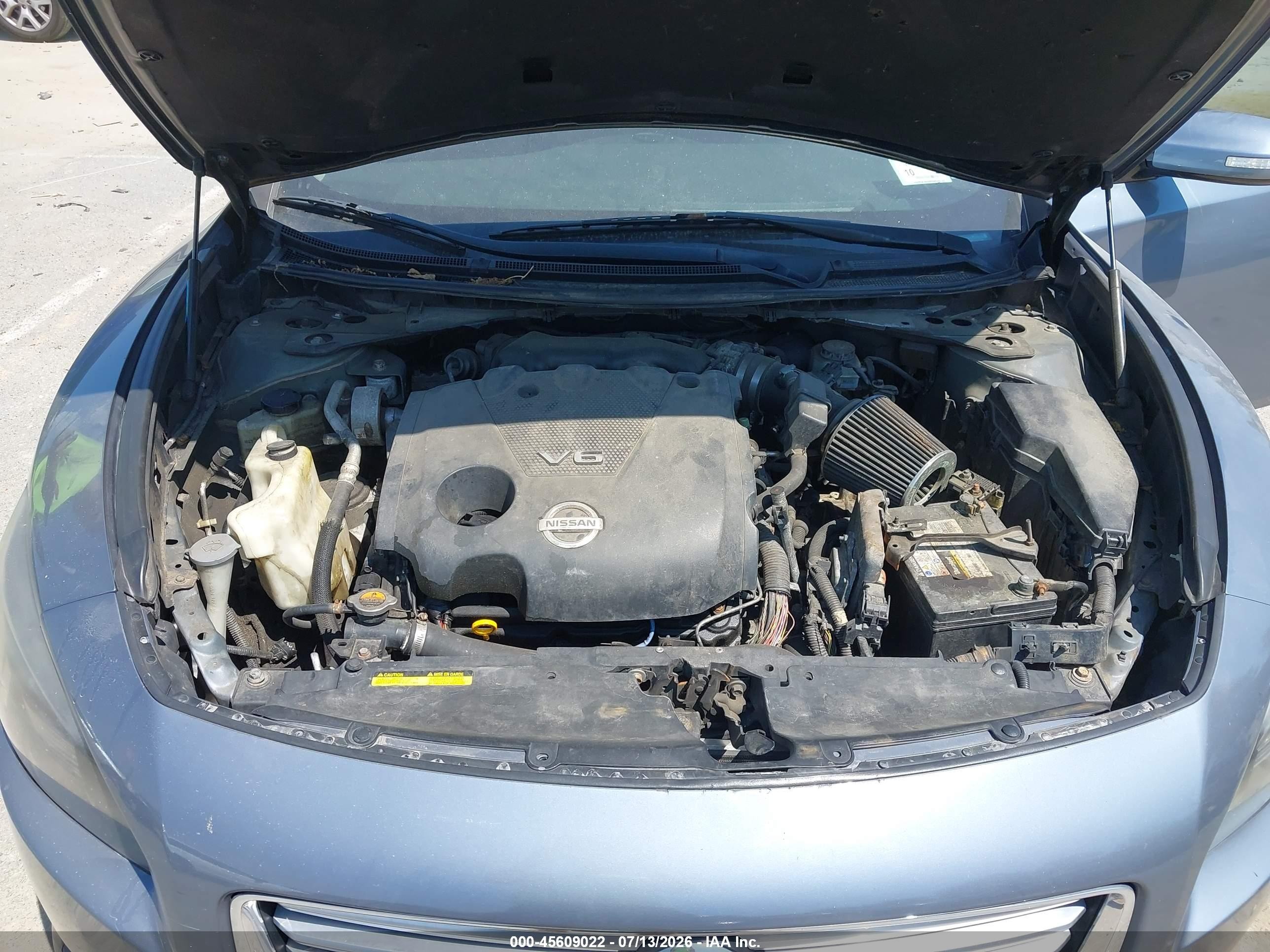 2012 Nissan Maxima 3.5 S Синий vin: 1N4AA5AP6CC817251
