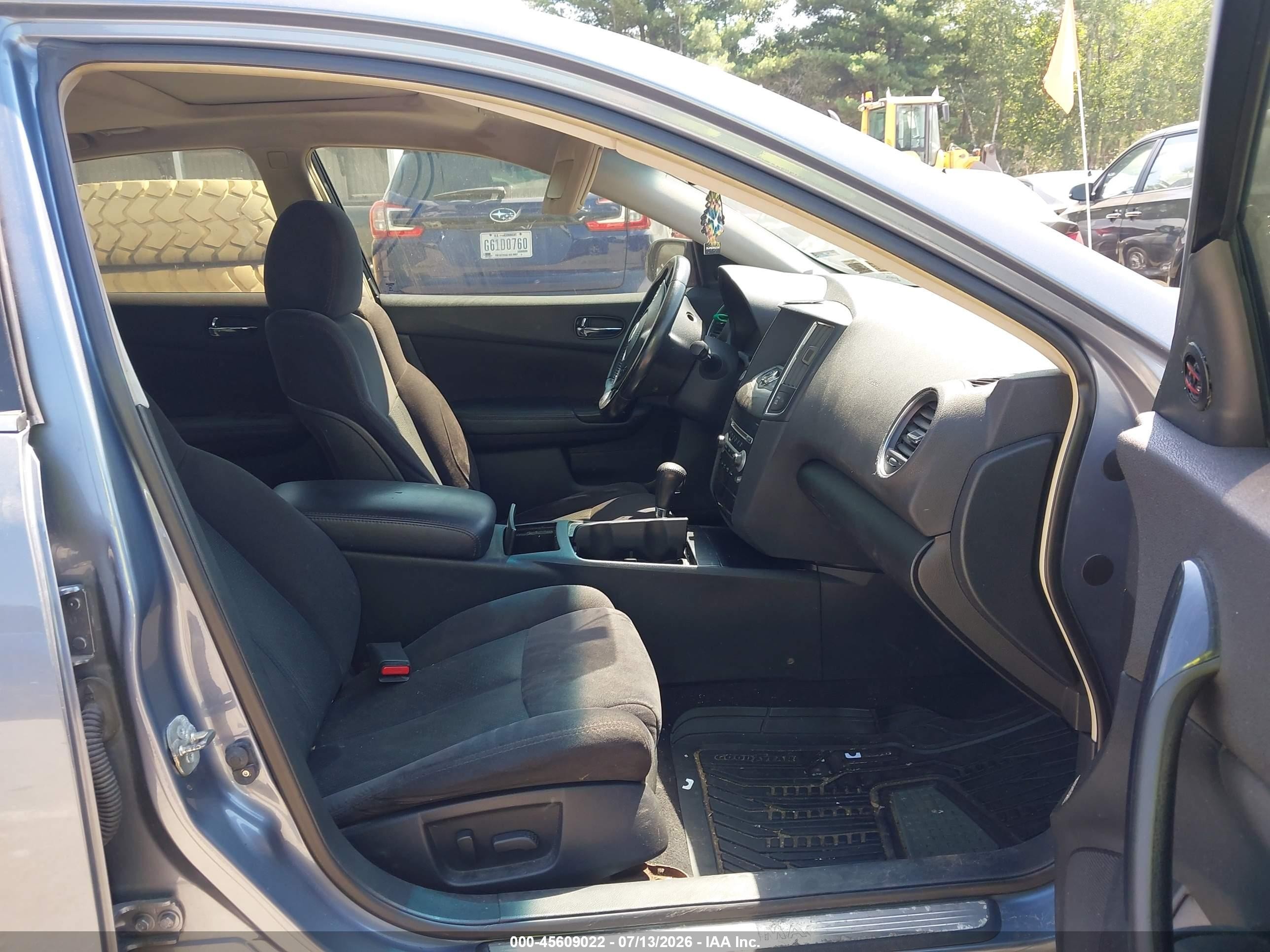 2012 Nissan Maxima 3.5 S Синий vin: 1N4AA5AP6CC817251