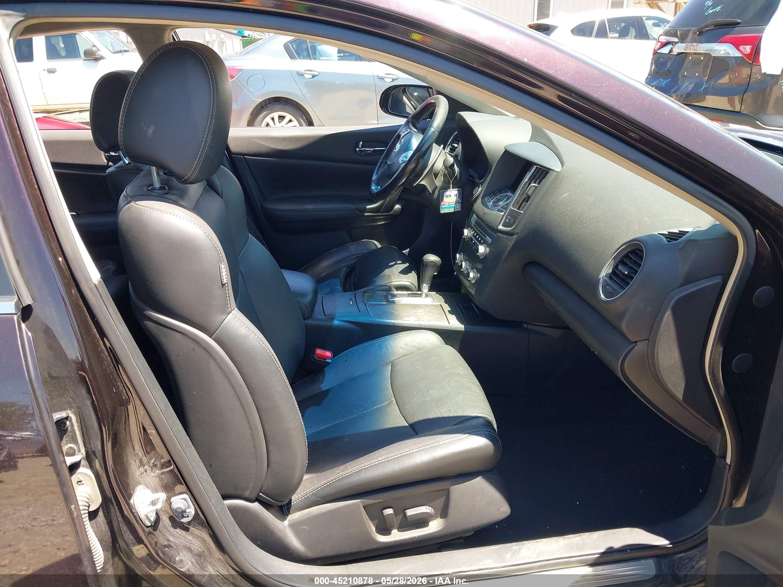 2012 Nissan Maxima 3.5 Sv Purple vin: 1N4AA5AP6CC828184