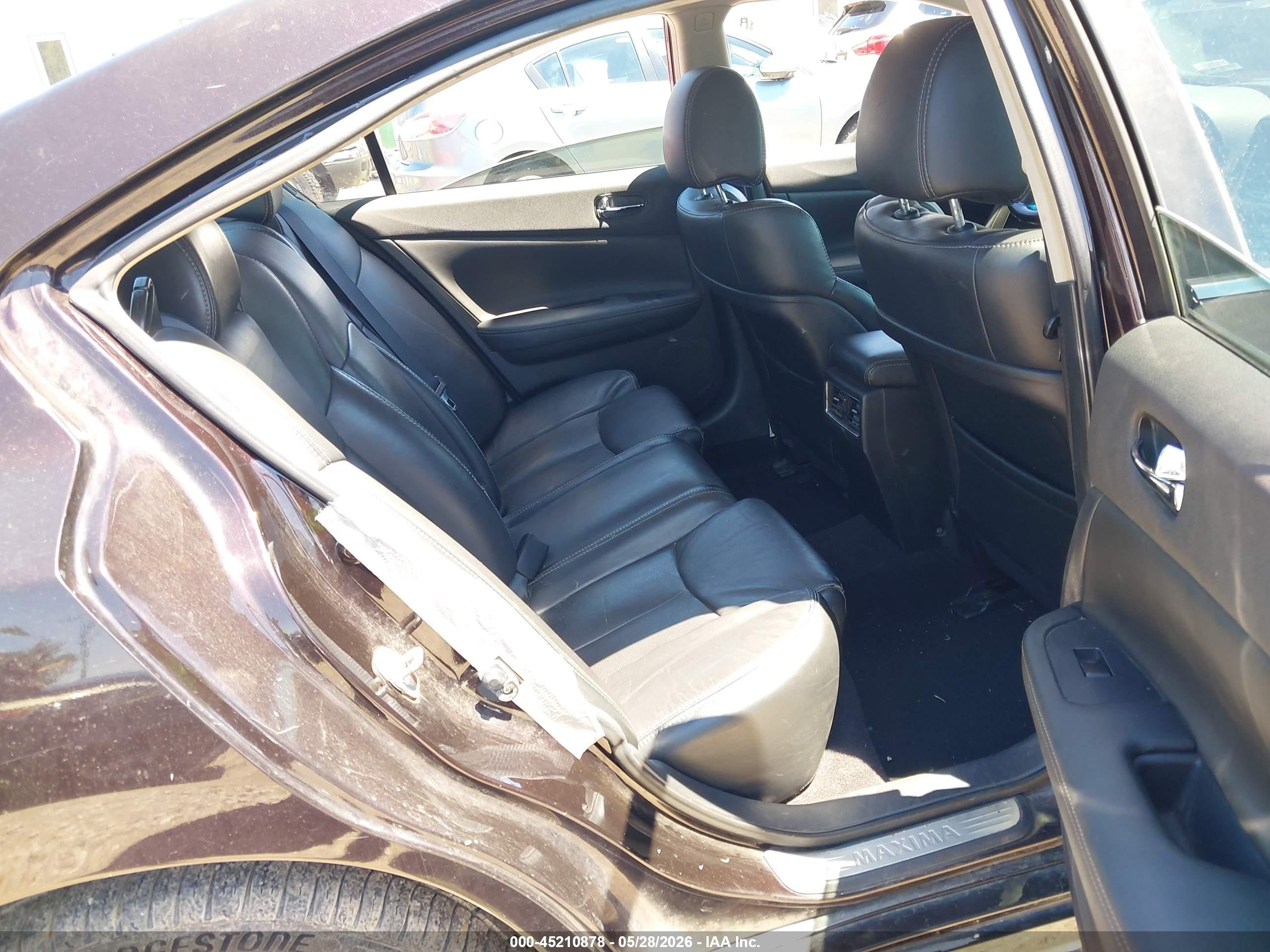 2012 Nissan Maxima 3.5 Sv Purple vin: 1N4AA5AP6CC828184