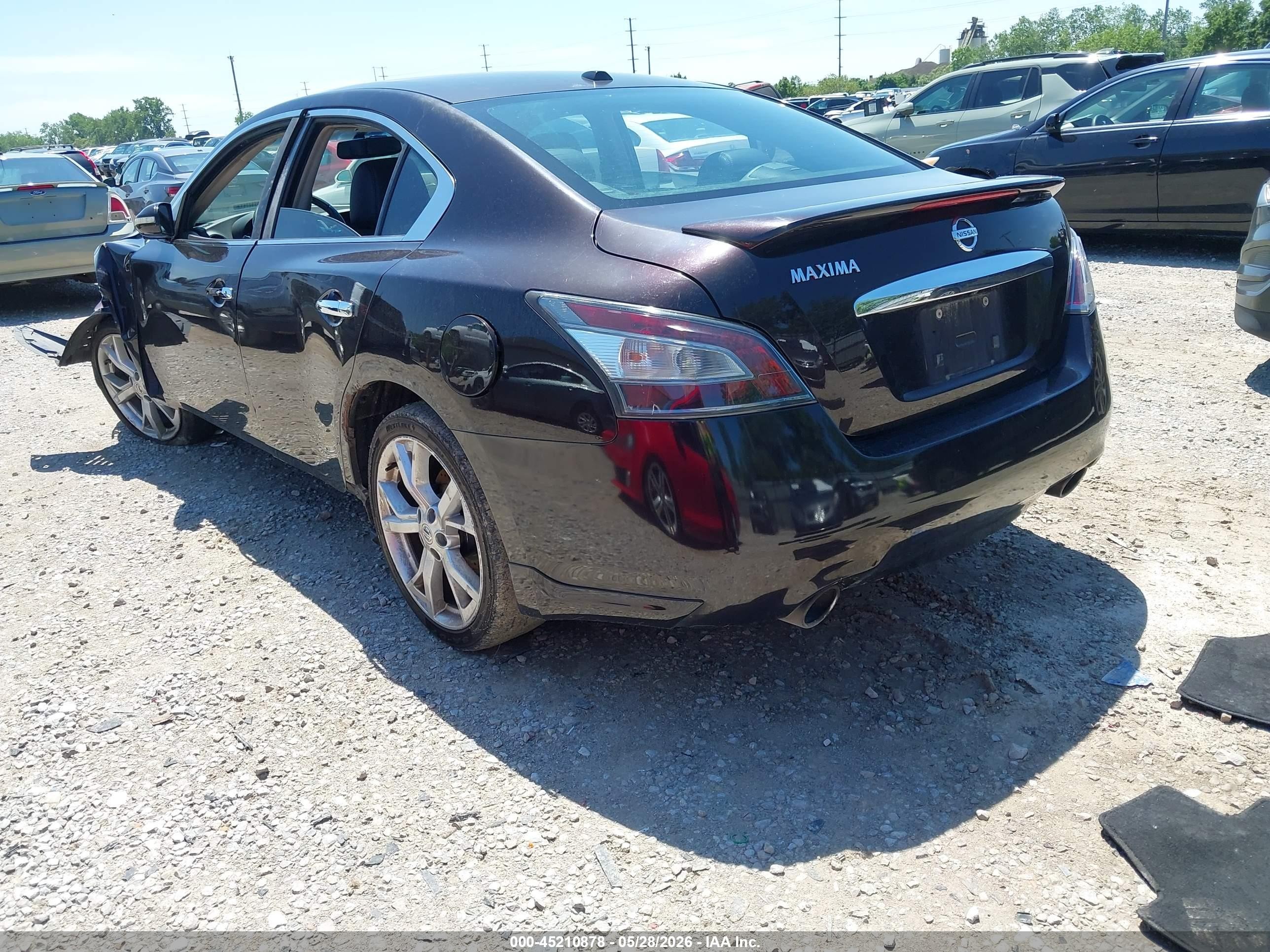2012 Nissan Maxima 3.5 Sv Purple vin: 1N4AA5AP6CC828184