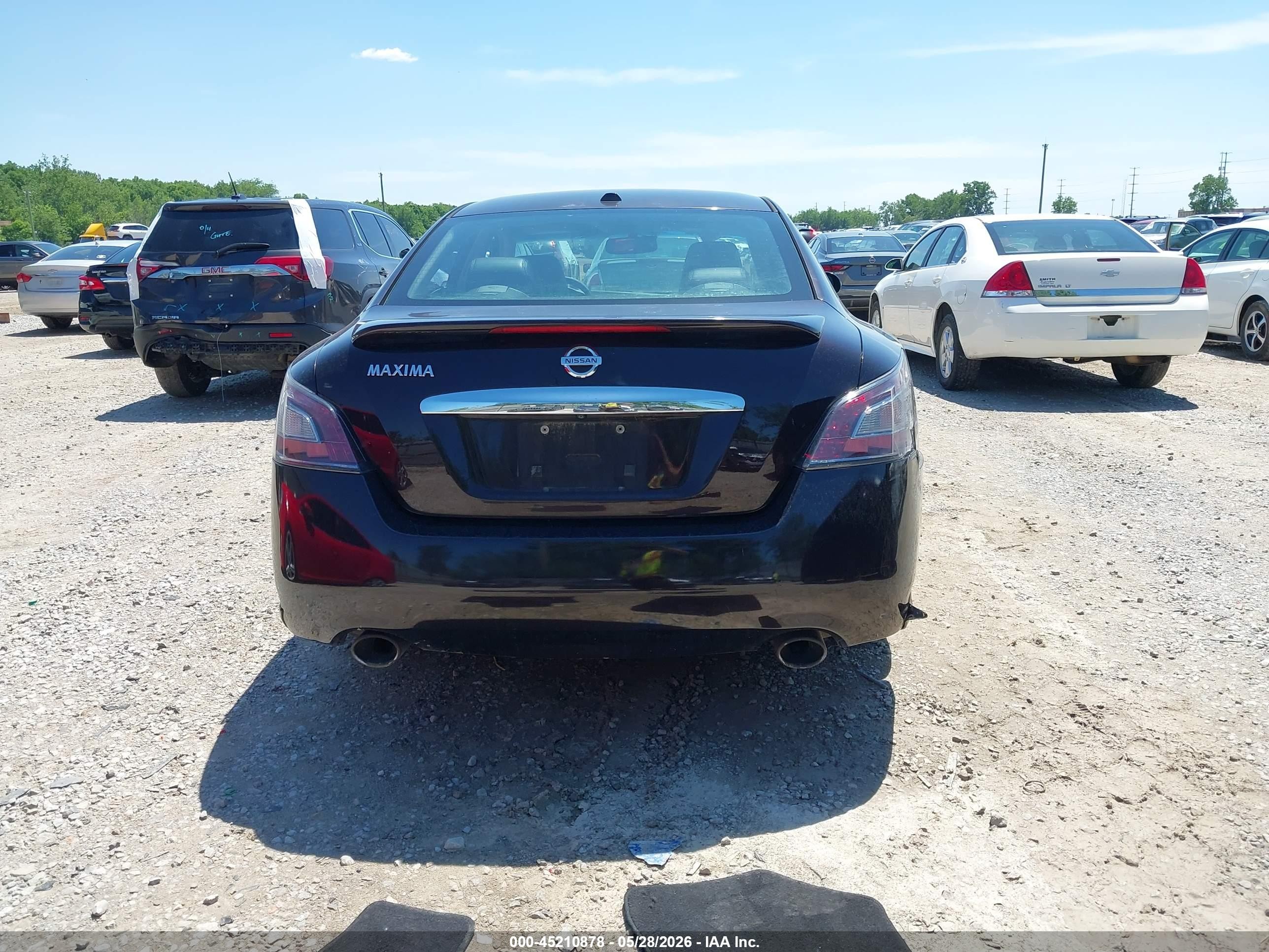 2012 Nissan Maxima 3.5 Sv Purple vin: 1N4AA5AP6CC828184