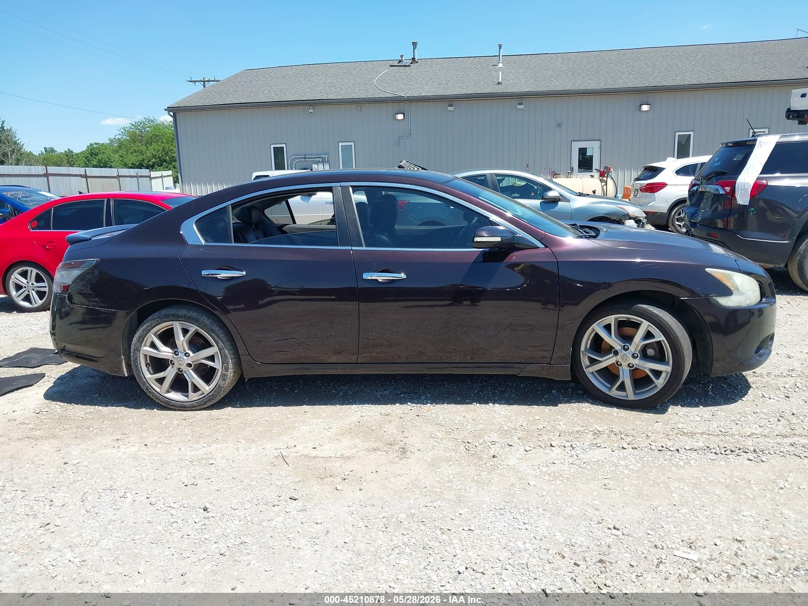 2012 Nissan Maxima 3.5 Sv Purple vin: 1N4AA5AP6CC828184