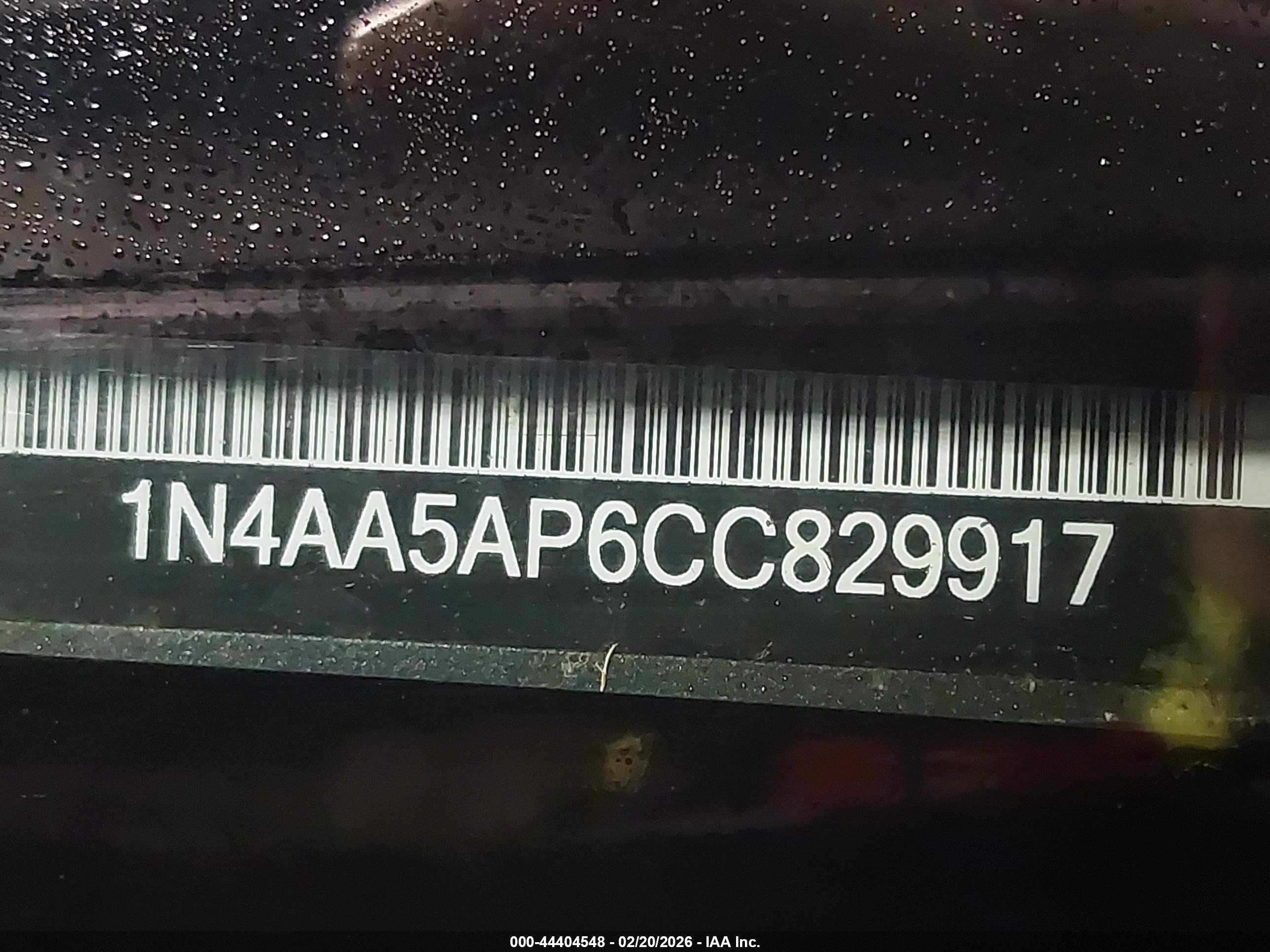 2012 Nissan Maxima 3.5 Sv Gray vin: 1N4AA5AP6CC829917