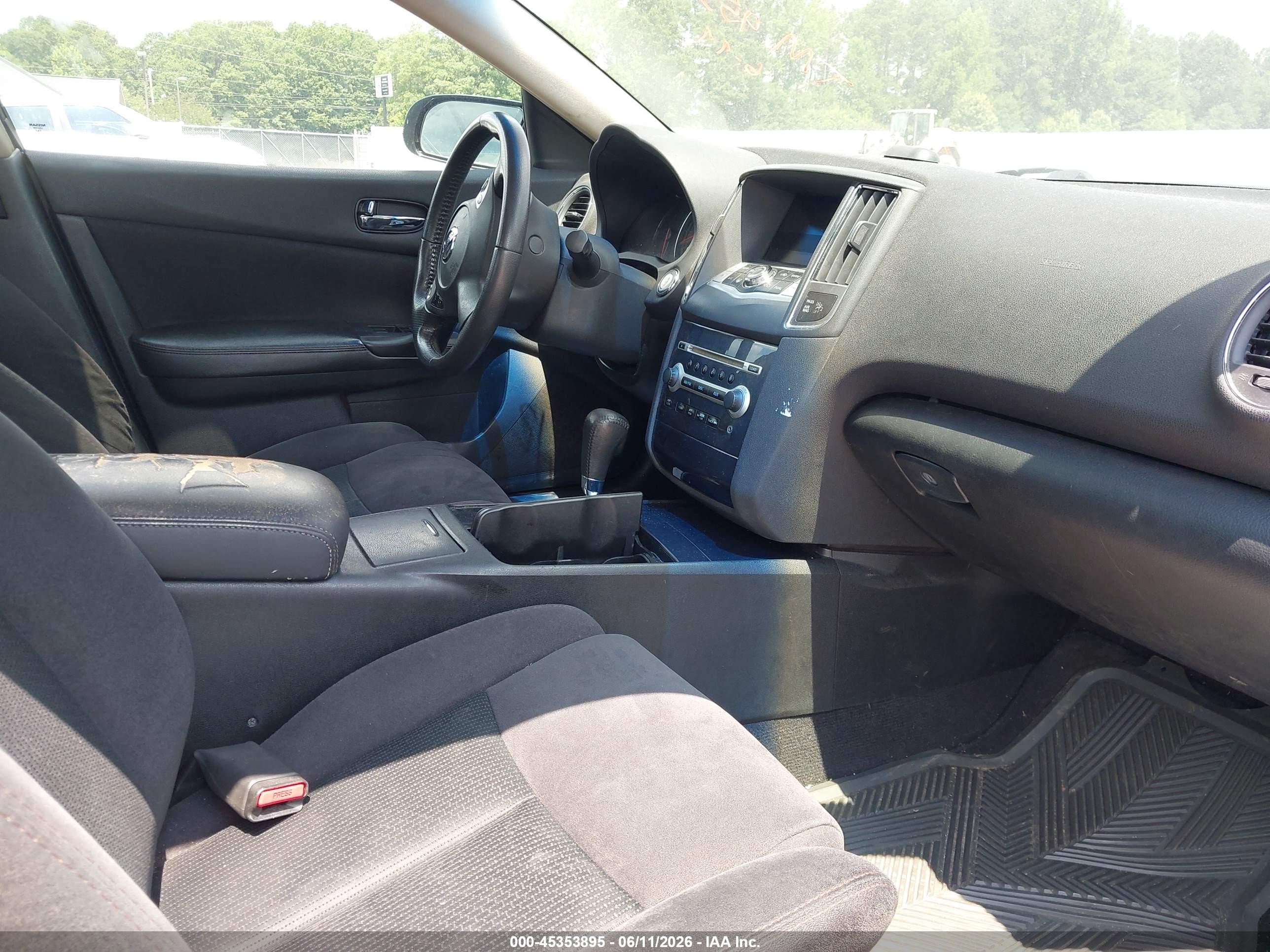 2012 Nissan Maxima 3.5 S Gray vin: 1N4AA5AP6CC832252