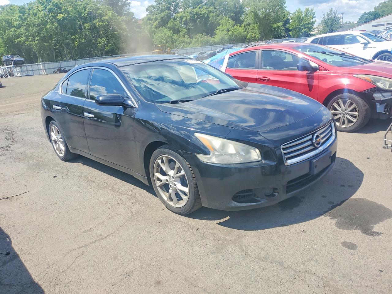 2012 Nissan Maxima 3.5 S Black vin: 1N4AA5AP6CC835278