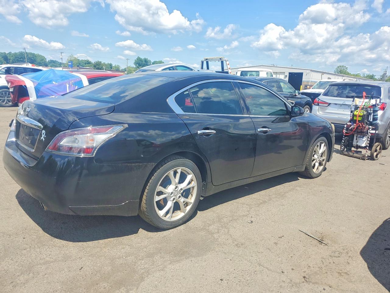 2012 Nissan Maxima 3.5 S Black vin: 1N4AA5AP6CC835278