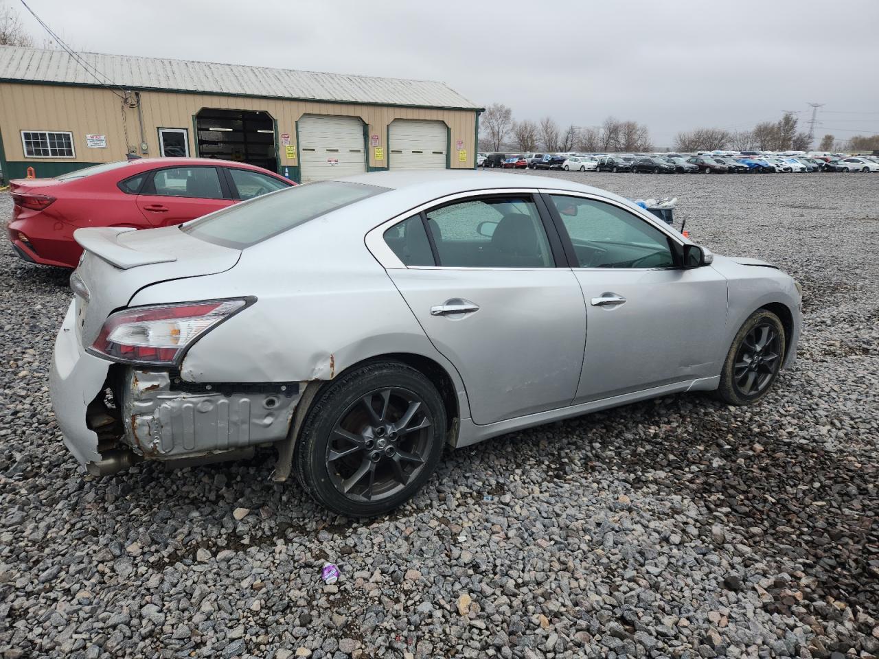 2012 Nissan Maxima S Silver vin: 1N4AA5AP6CC839136