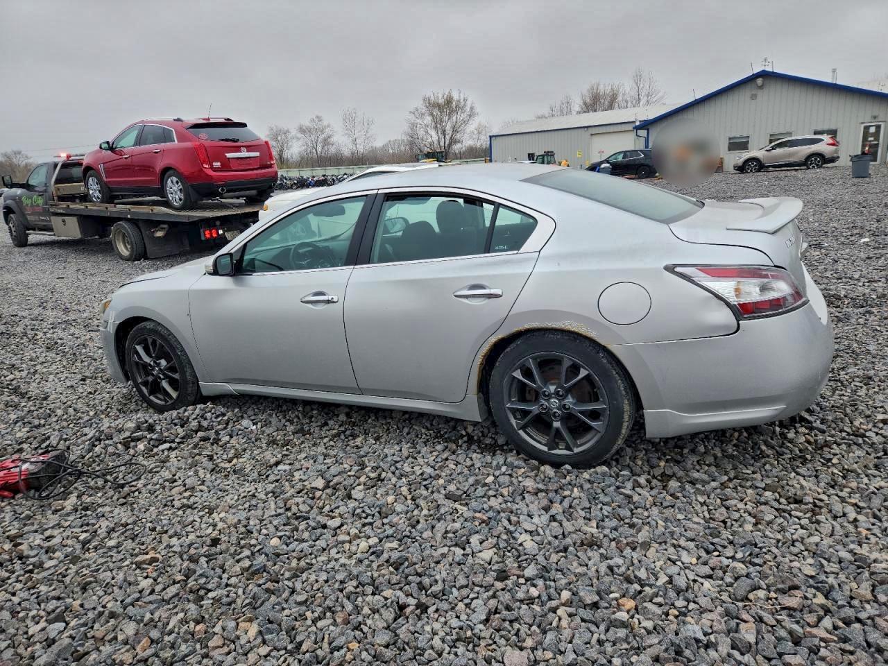 2012 Nissan Maxima S Silver vin: 1N4AA5AP6CC839136