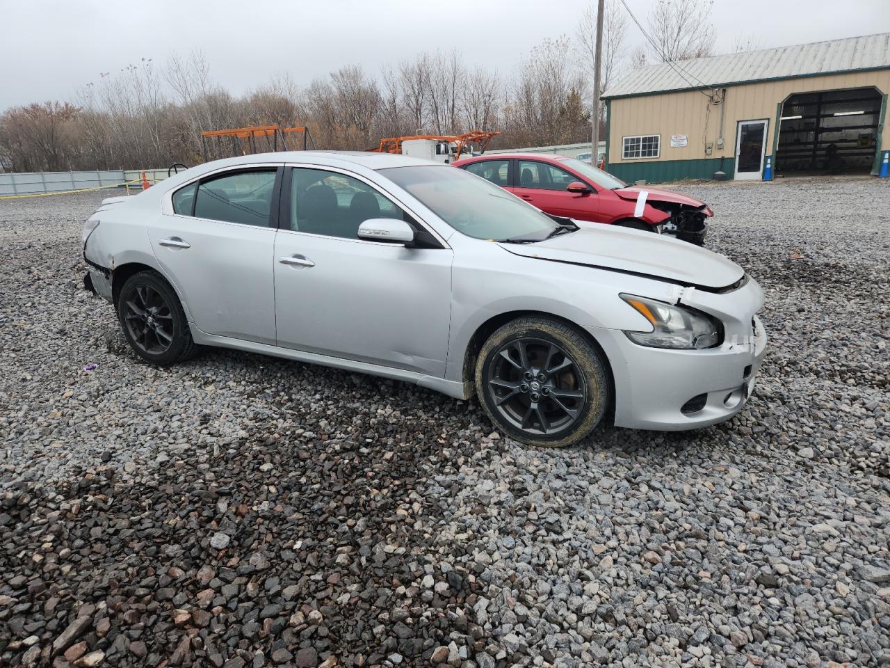 2012 Nissan Maxima S Silver vin: 1N4AA5AP6CC839136