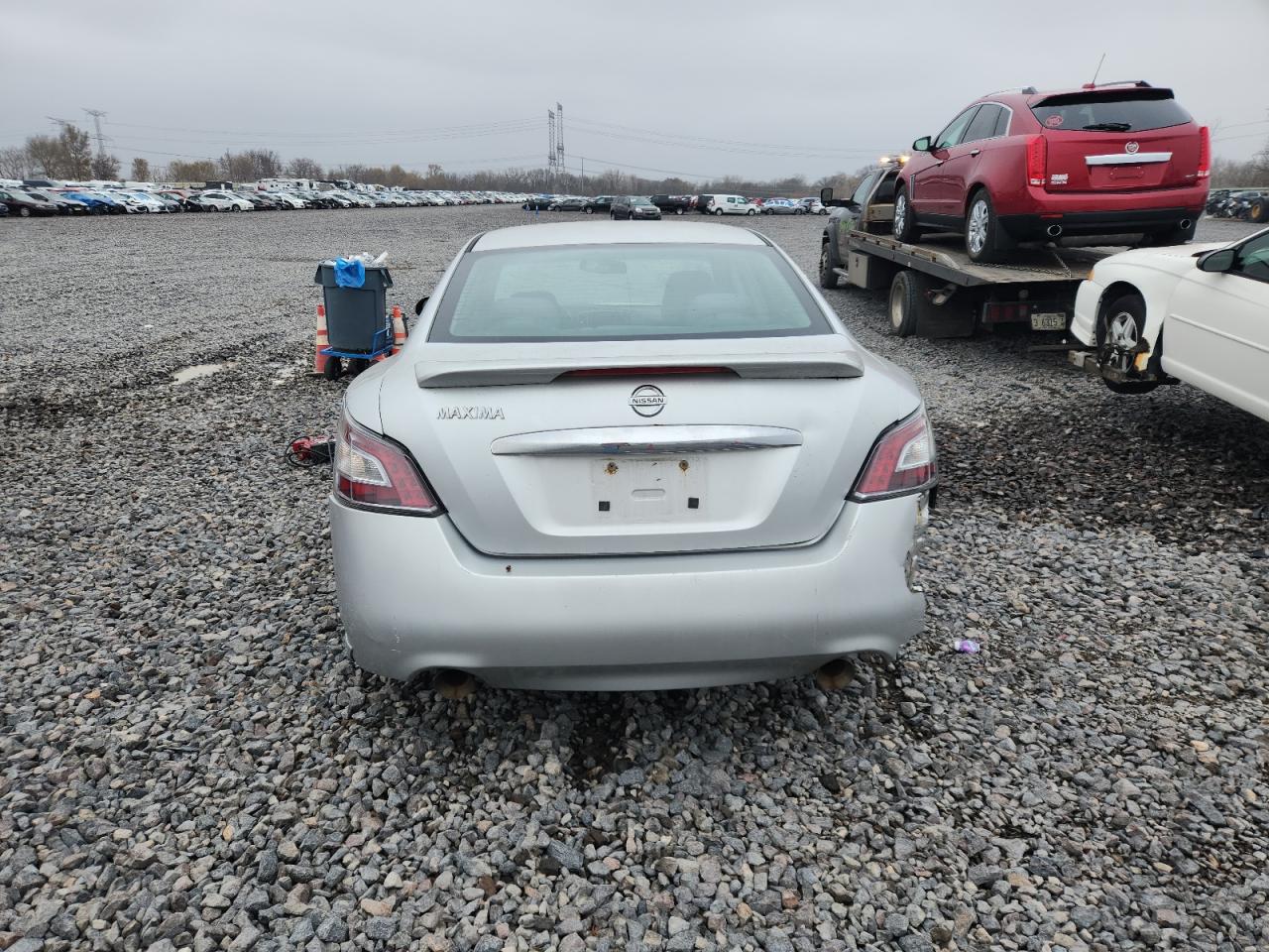 2012 Nissan Maxima S Silver vin: 1N4AA5AP6CC839136