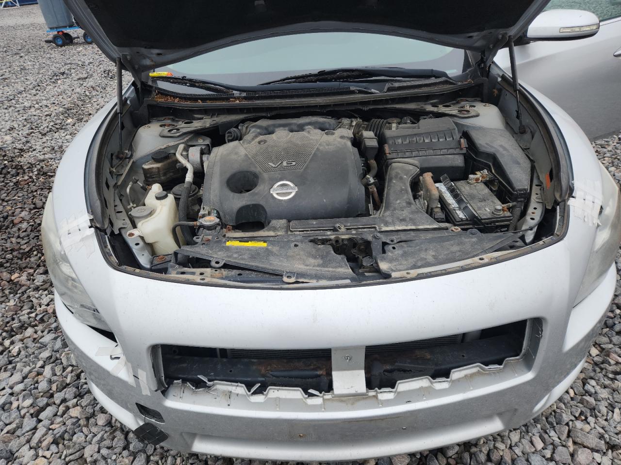 2012 Nissan Maxima S Silver vin: 1N4AA5AP6CC839136