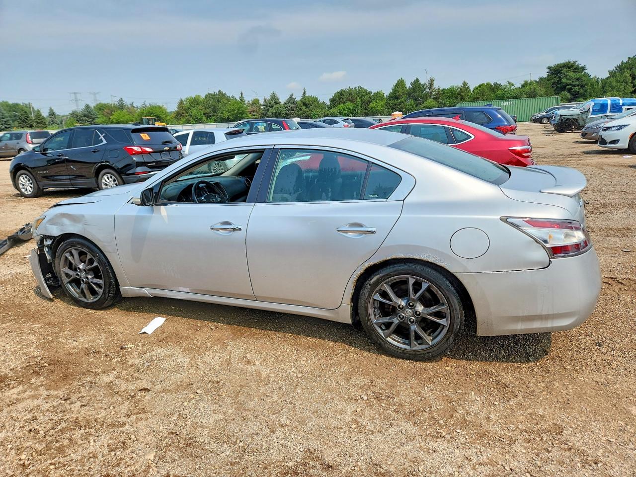 2012 Nissan Maxima 3.5 S Silver vin: 1N4AA5AP6CC839136