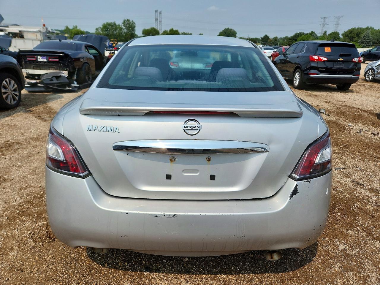 2012 Nissan Maxima 3.5 S Silver vin: 1N4AA5AP6CC839136