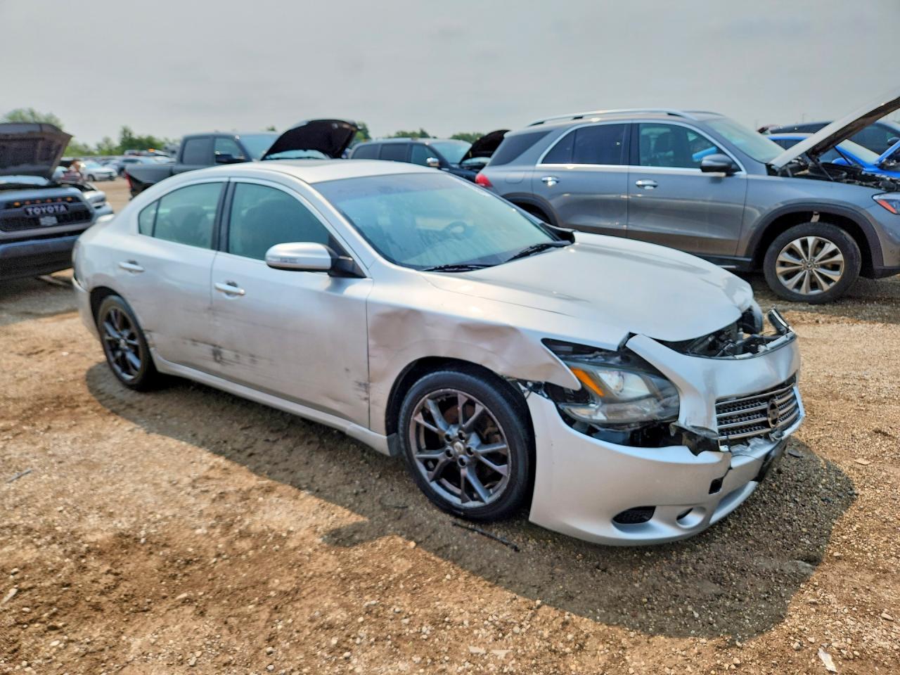 2012 Nissan Maxima 3.5 S Silver vin: 1N4AA5AP6CC839136