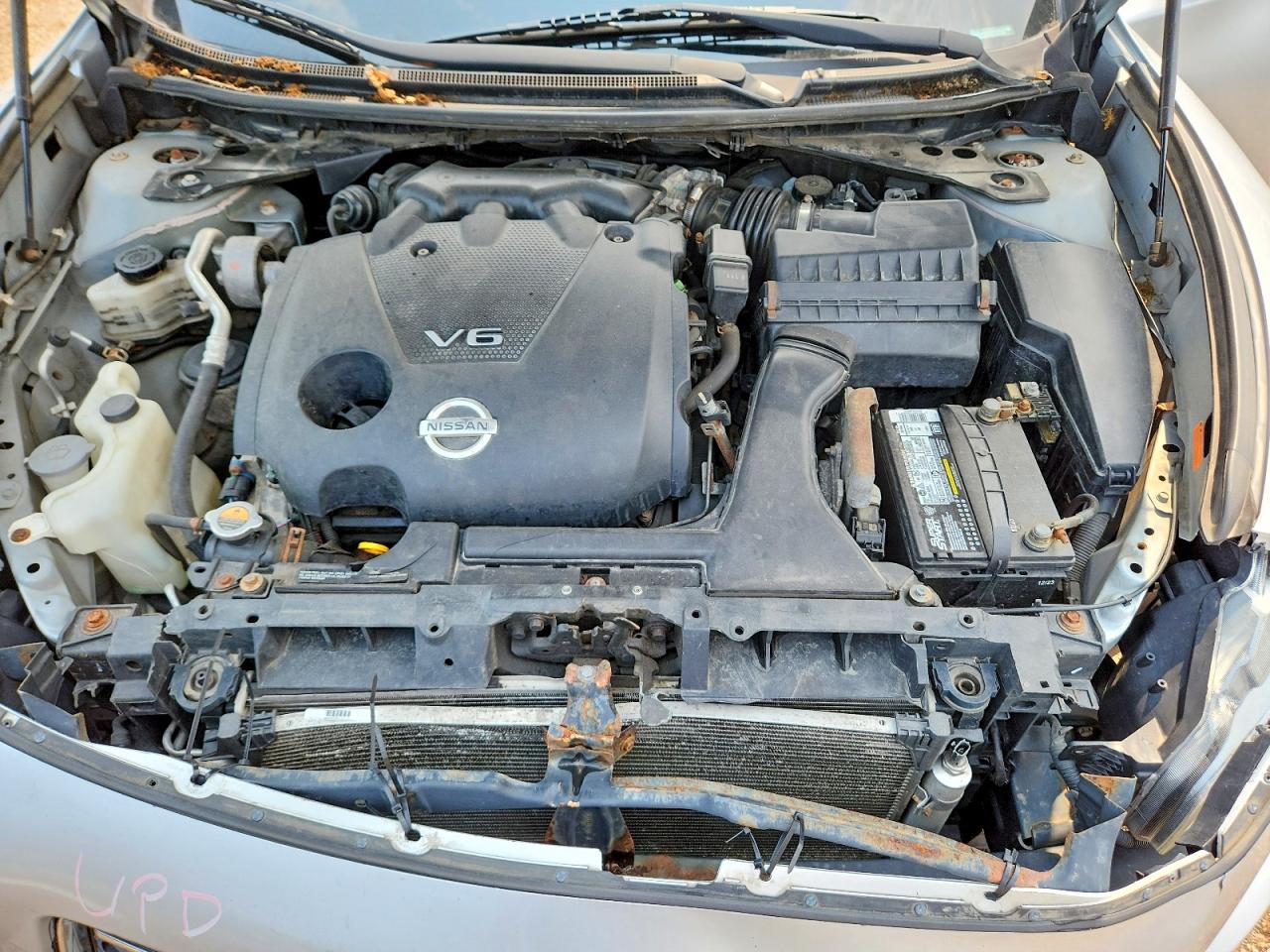 2012 Nissan Maxima 3.5 S Silver vin: 1N4AA5AP6CC839136