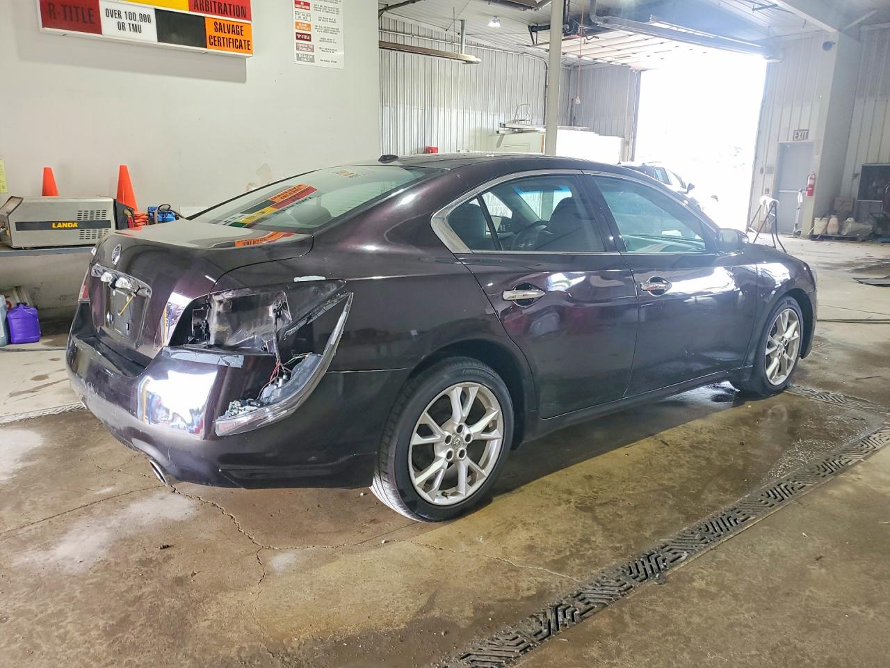 2012 Nissan Maxima 3.5 S Burgundy vin: 1N4AA5AP6CC840982