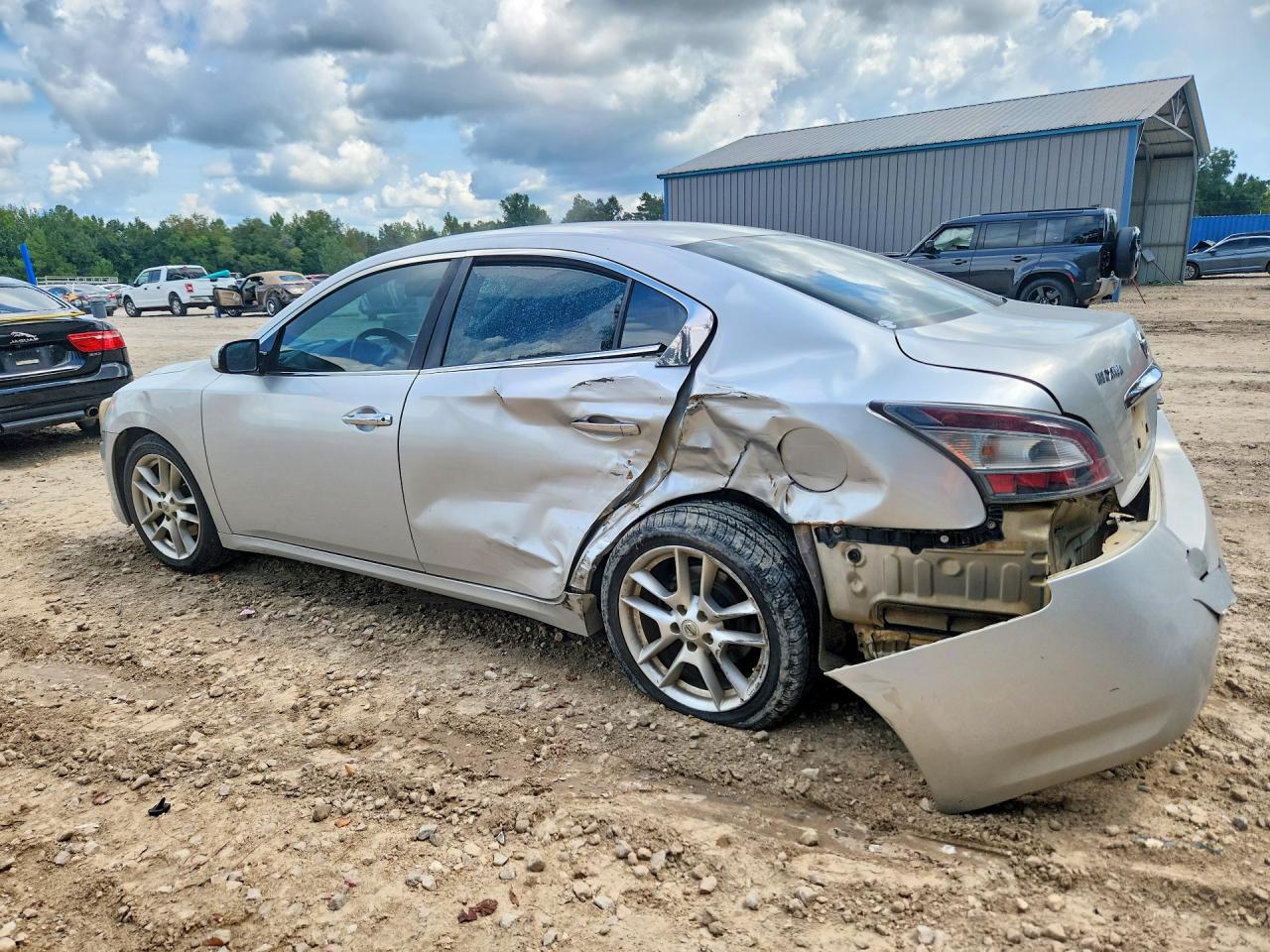 2012 Nissan Maxima 3.5 S Silver vin: 1N4AA5AP6CC845535