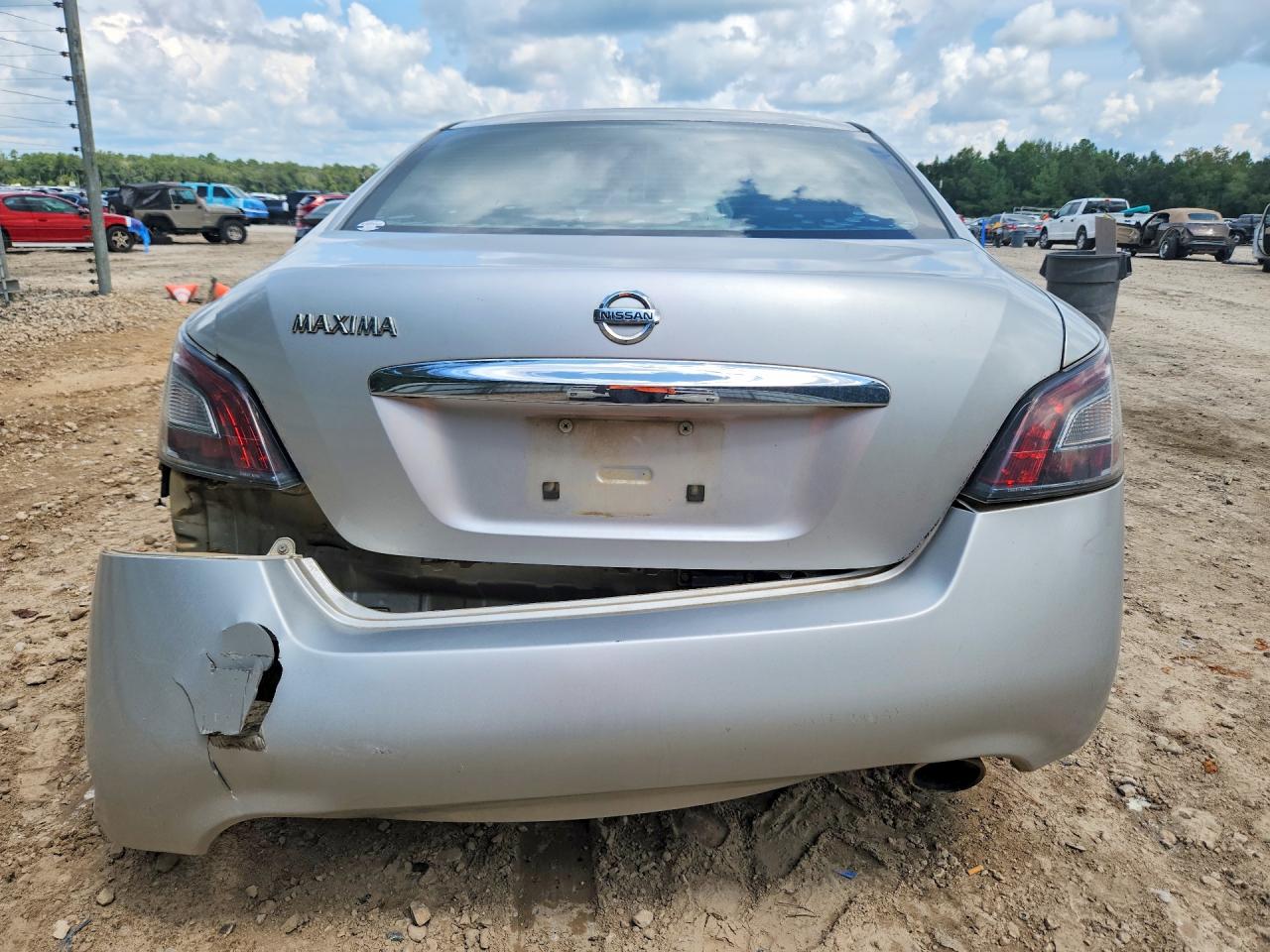 2012 Nissan Maxima 3.5 S Silver vin: 1N4AA5AP6CC845535
