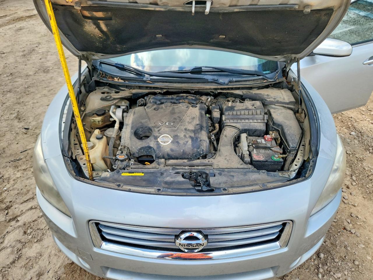 2012 Nissan Maxima 3.5 S Silver vin: 1N4AA5AP6CC845535