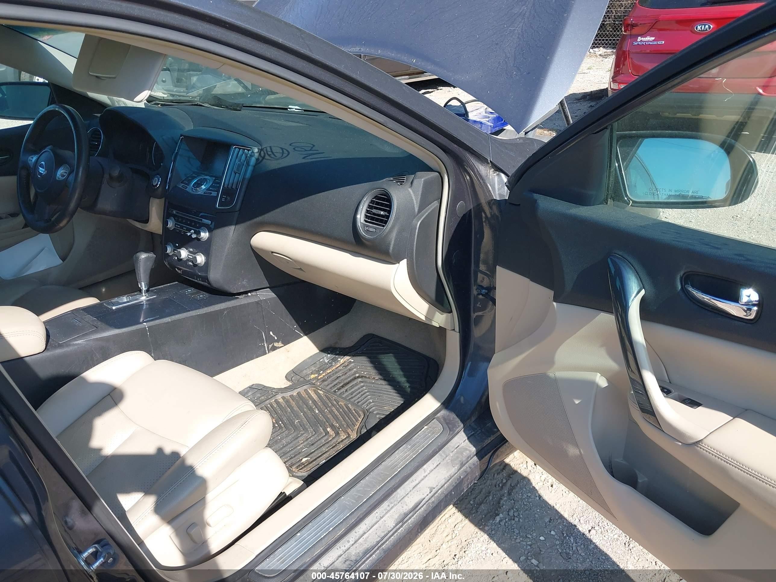 2012 Nissan Maxima S/sv Gray vin: 1N4AA5AP6CC848340