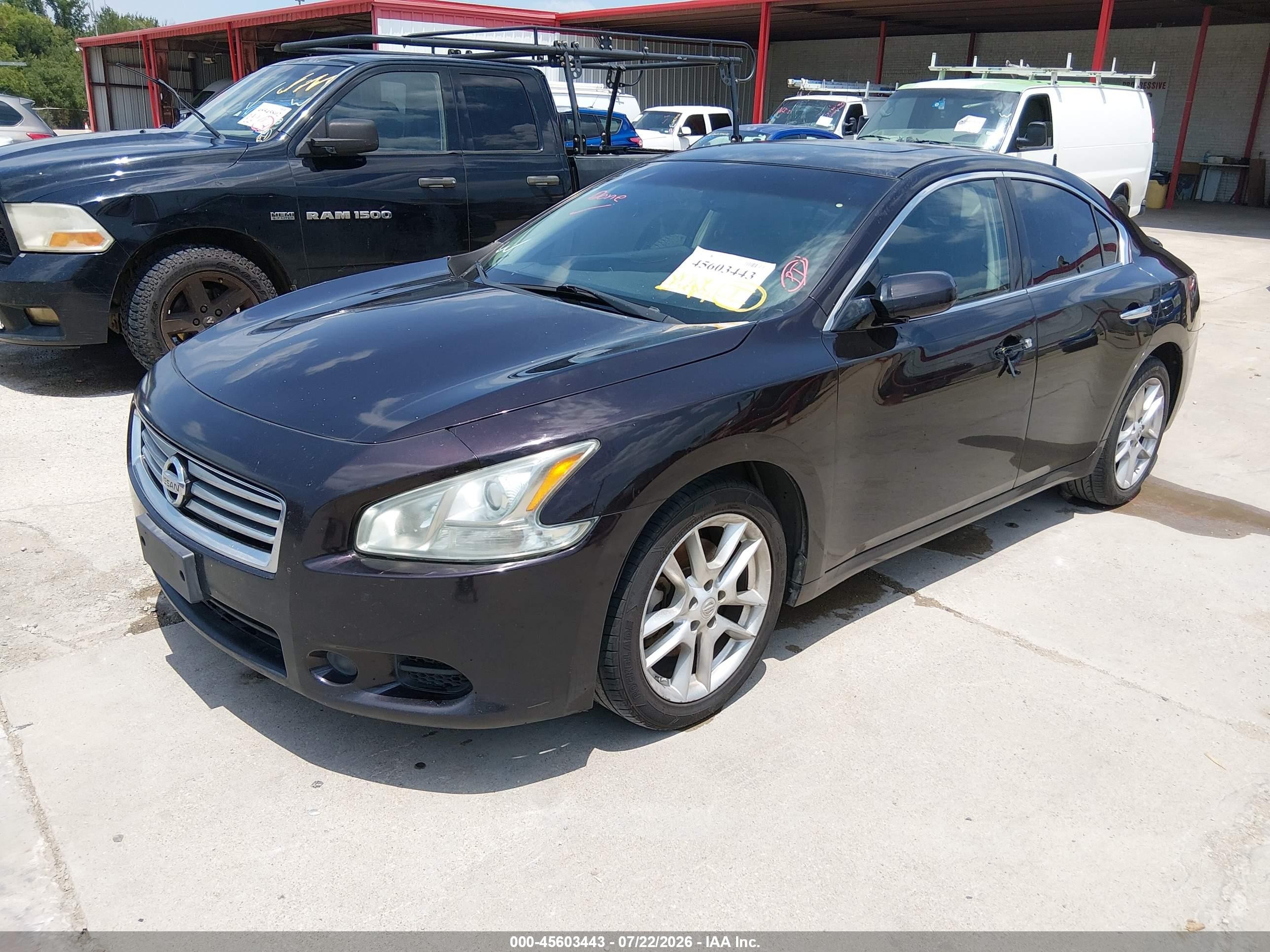 2012 Nissan Maxima 3.5 S Burgundy vin: 1N4AA5AP6CC857460