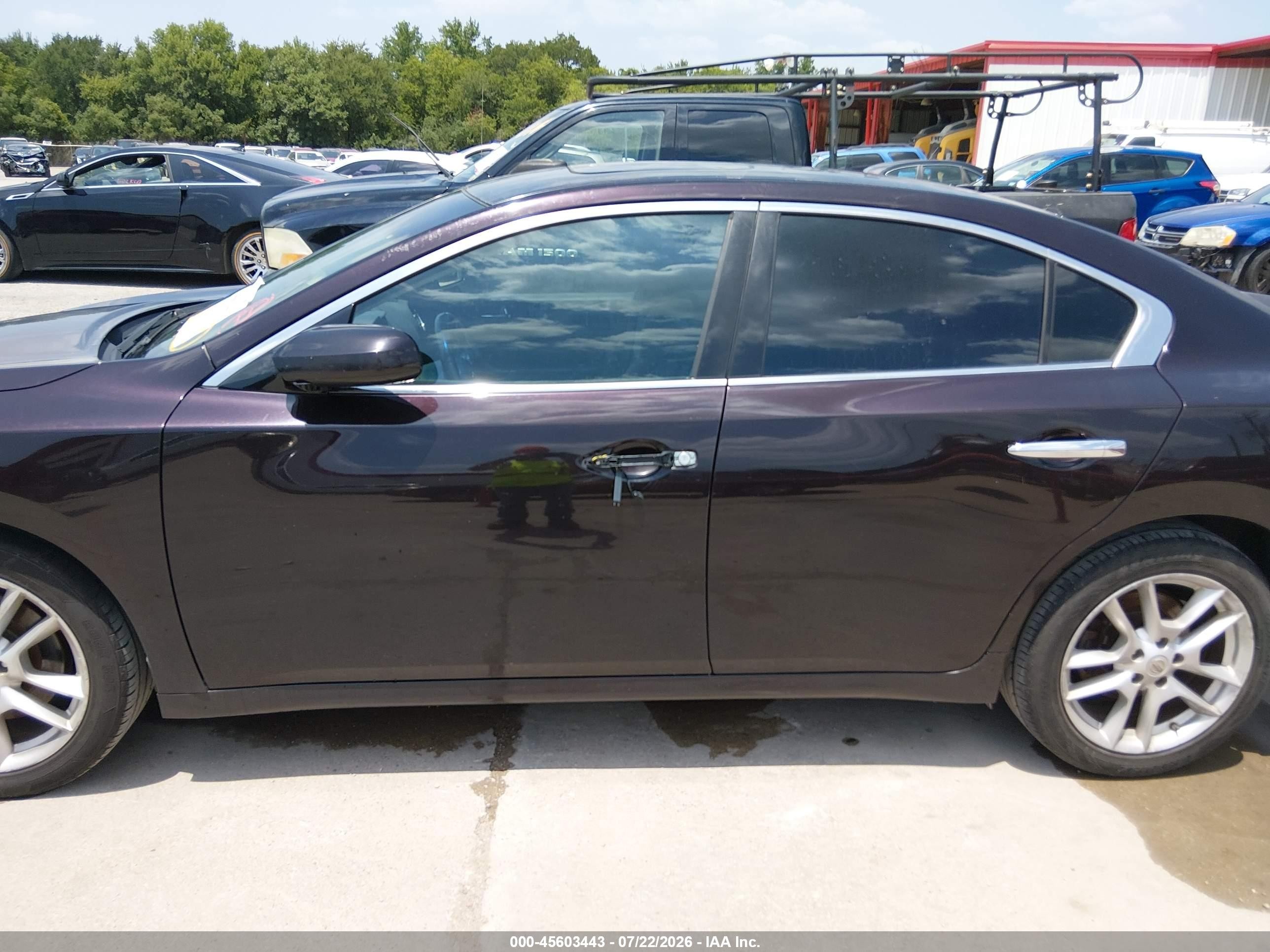 2012 Nissan Maxima 3.5 S Burgundy vin: 1N4AA5AP6CC857460