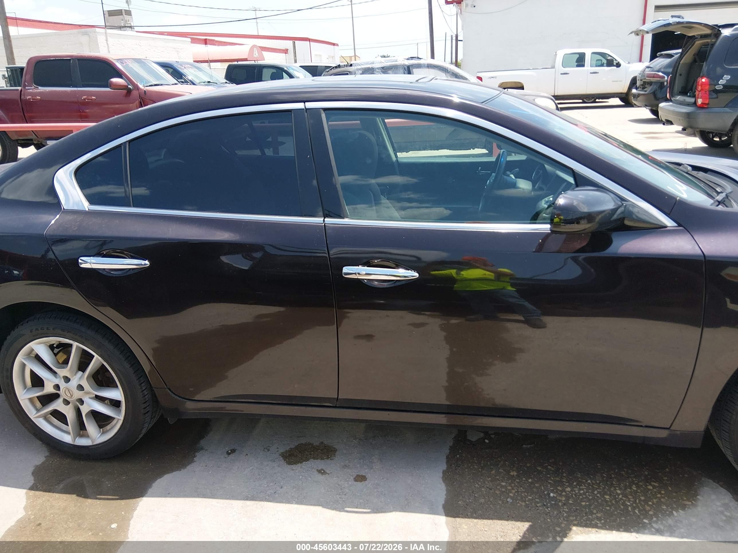 2012 Nissan Maxima 3.5 S Burgundy vin: 1N4AA5AP6CC857460