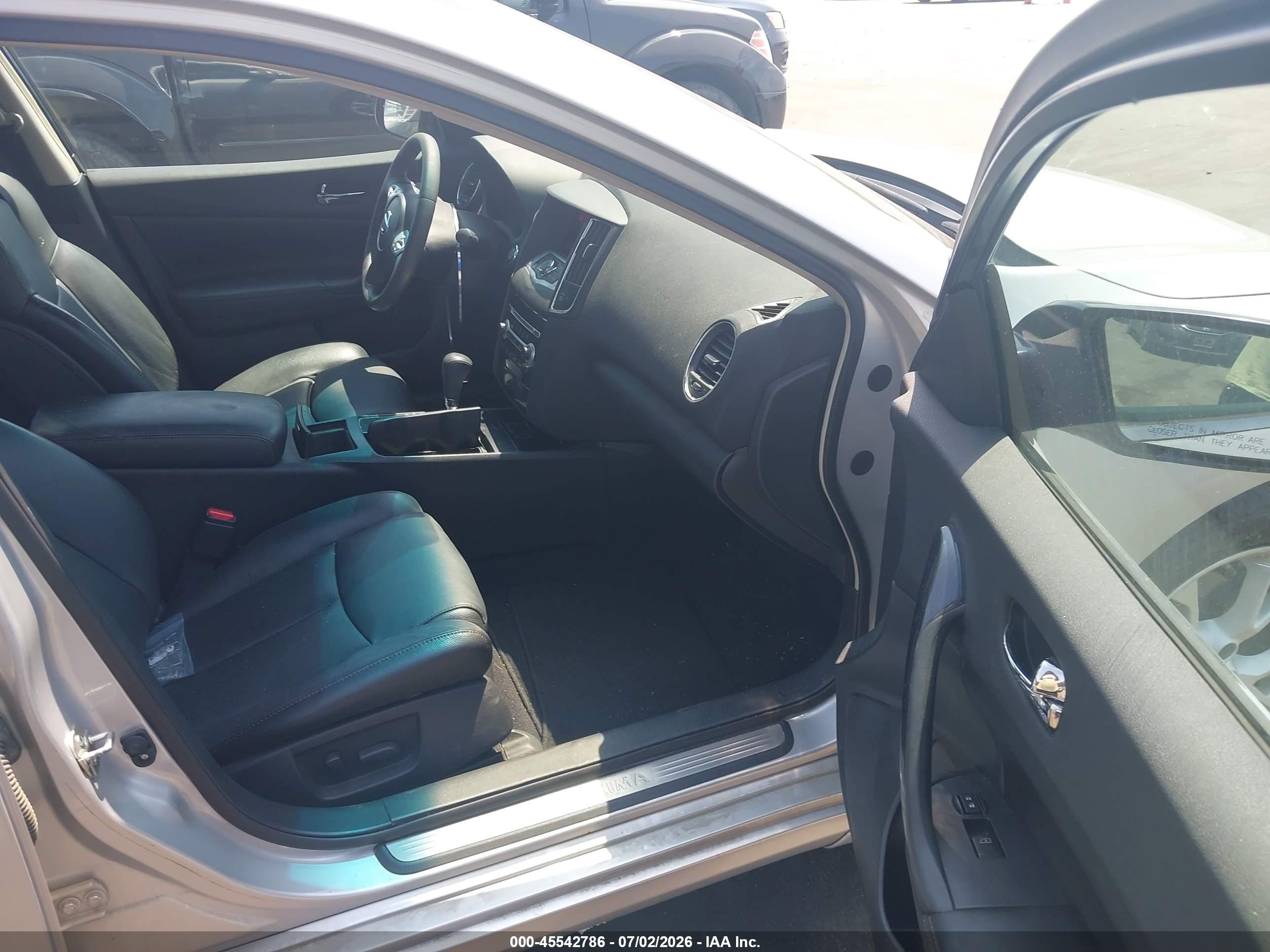 2012 Nissan Maxima 3.5 Sv Silver vin: 1N4AA5AP6CC857975
