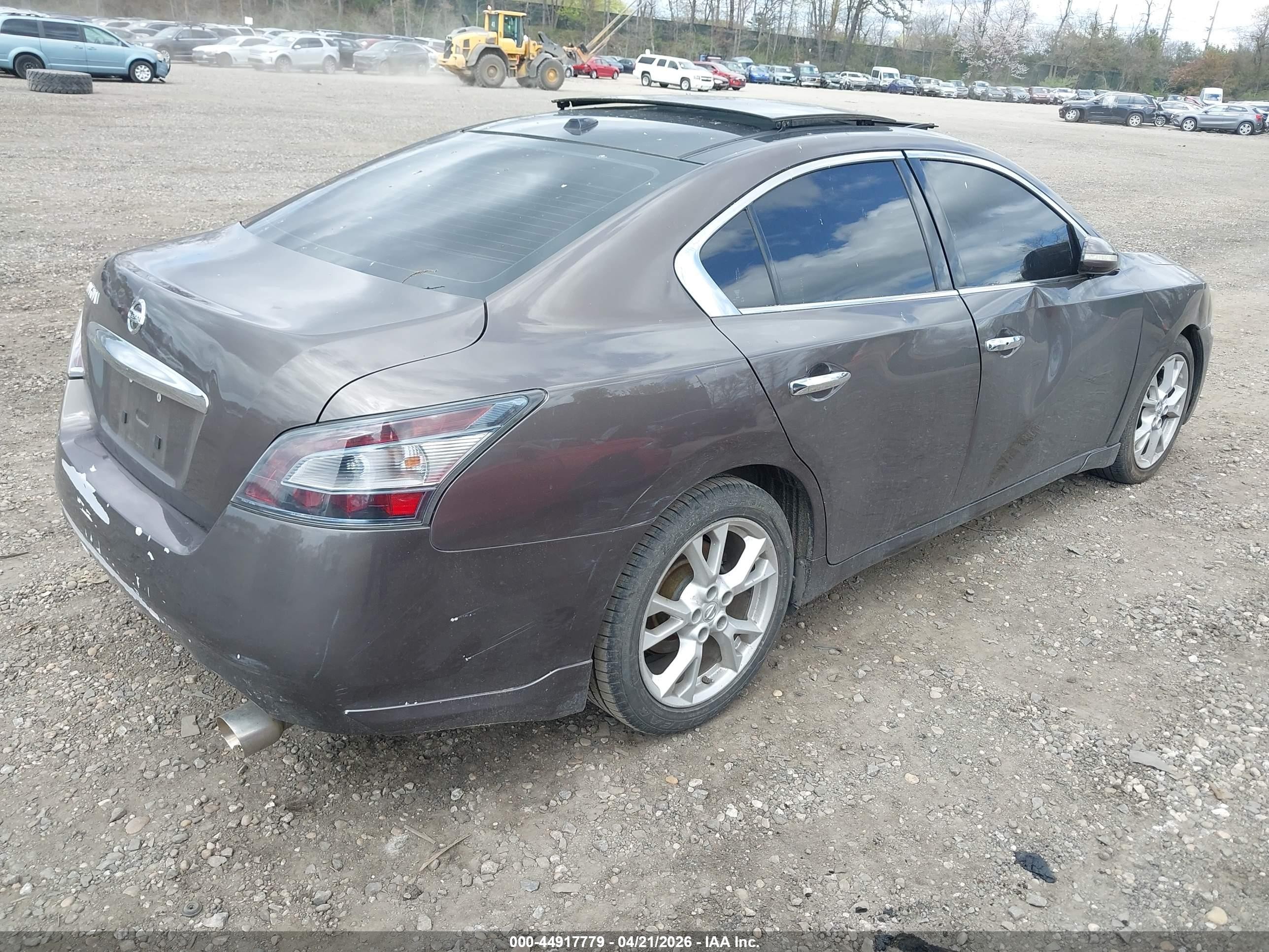 2012 Nissan Maxima 3.5 Sv Brown vin: 1N4AA5AP6CC864439