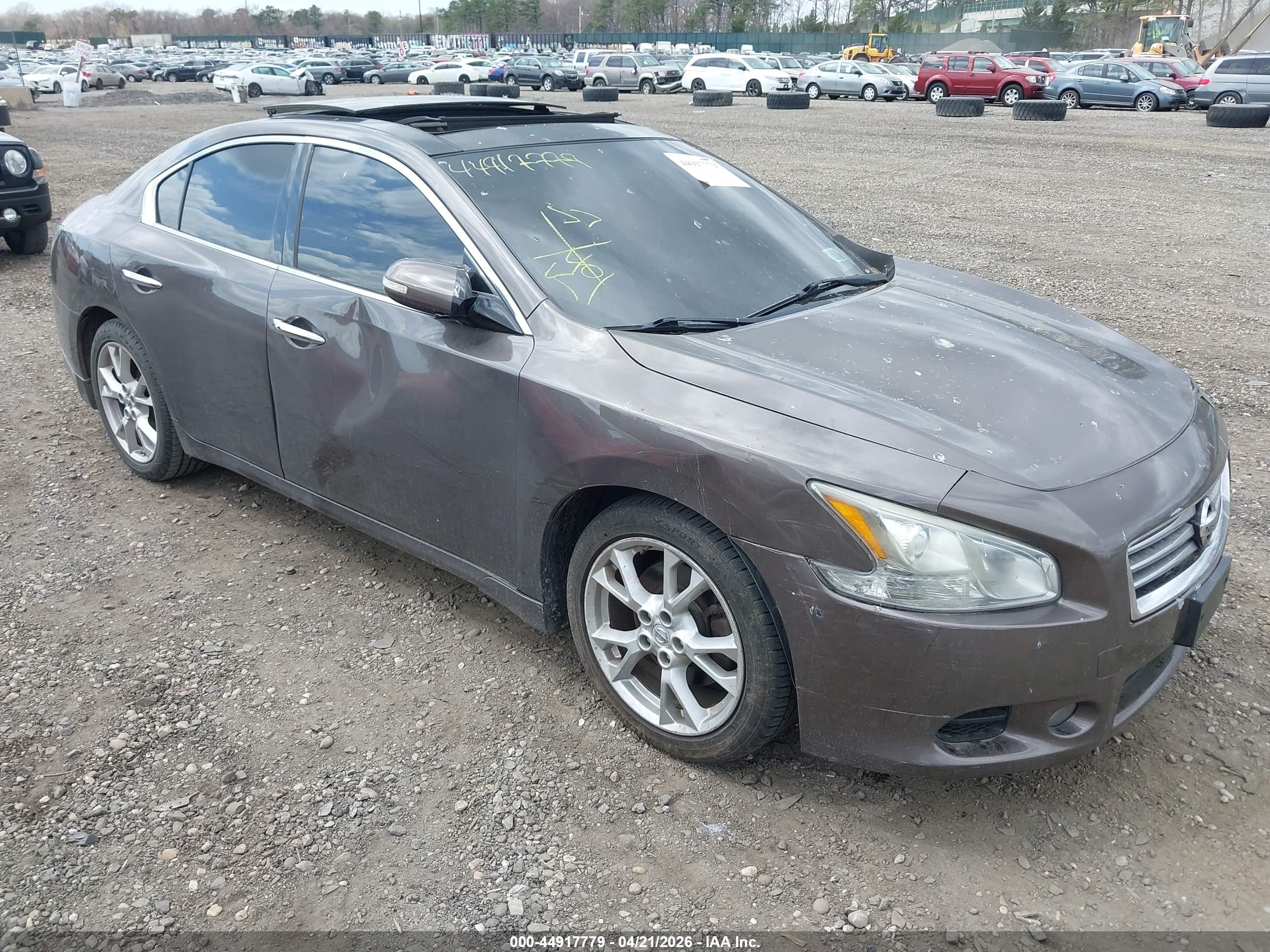 2012 Nissan Maxima 3.5 Sv Brown vin: 1N4AA5AP6CC864439
