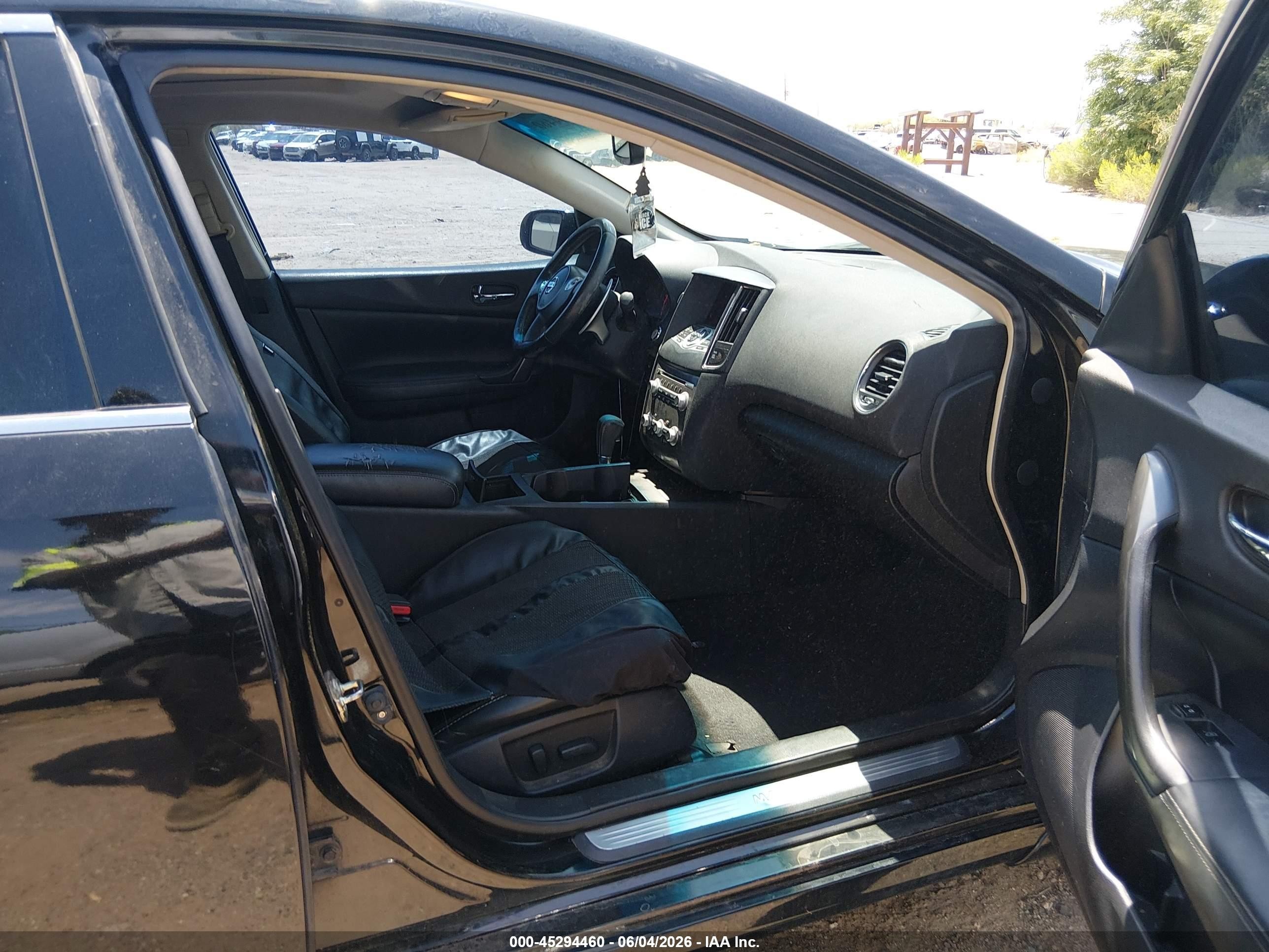 2012 Nissan Maxima 3.5 Sv Black vin: 1N4AA5AP6CC865946