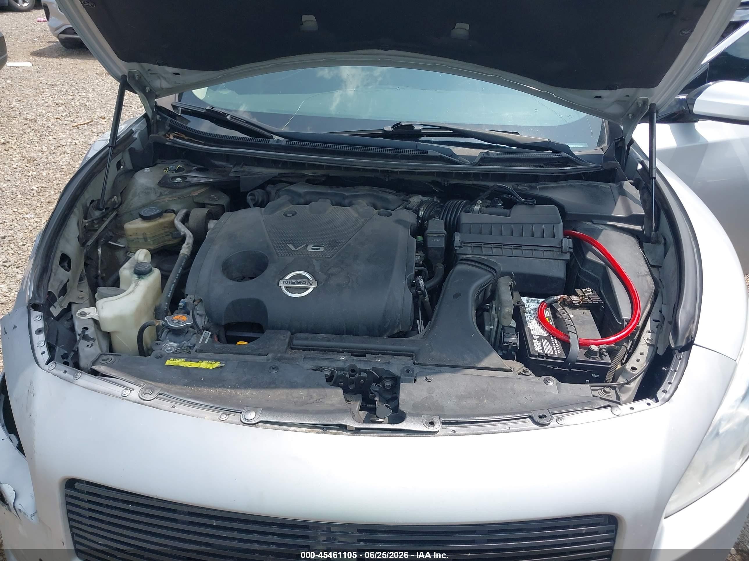 2013 Nissan Maxima 3.5 S Серебряный vin: 1N4AA5AP6DC804324