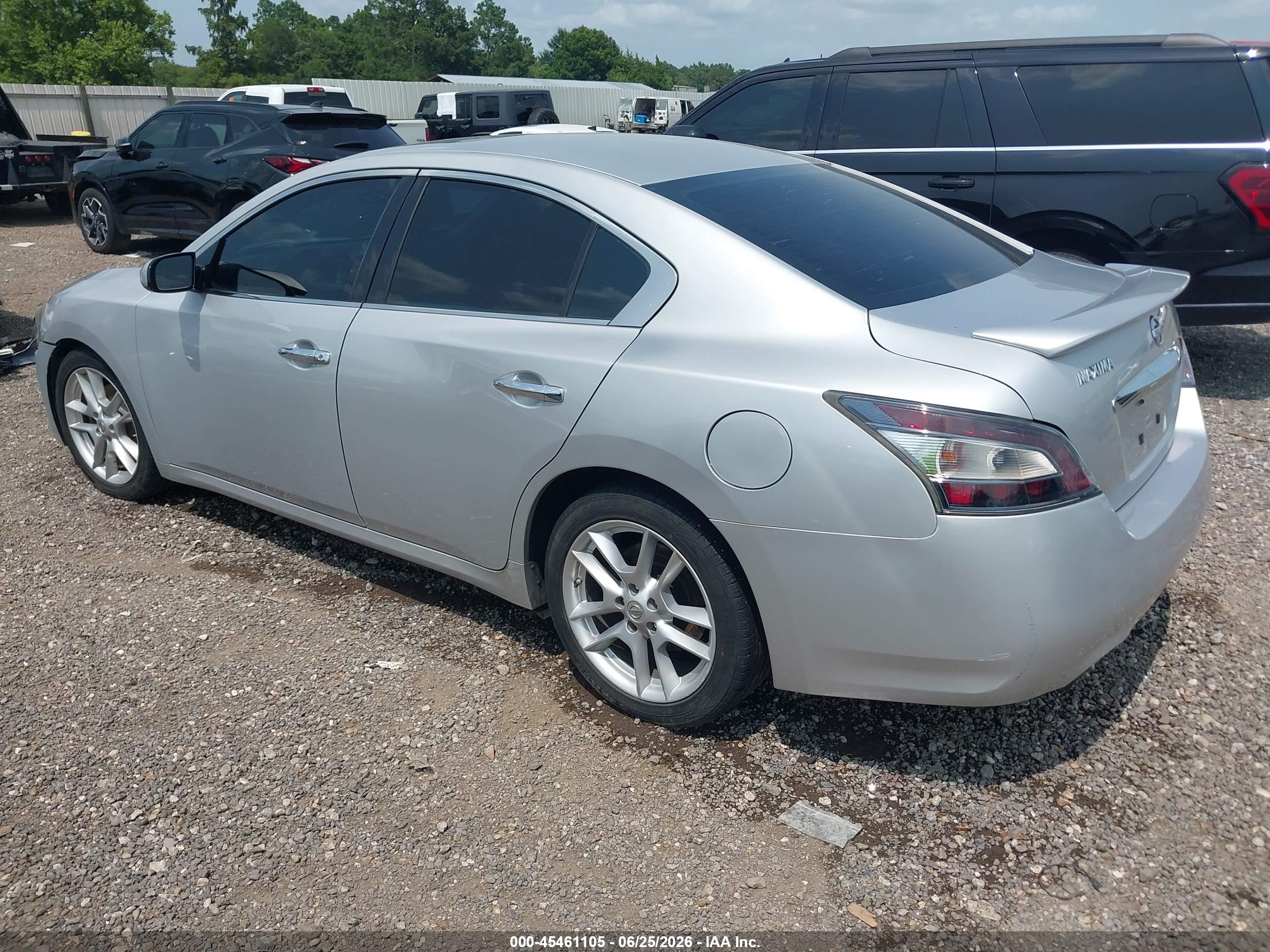 2013 Nissan Maxima 3.5 S Серебряный vin: 1N4AA5AP6DC804324