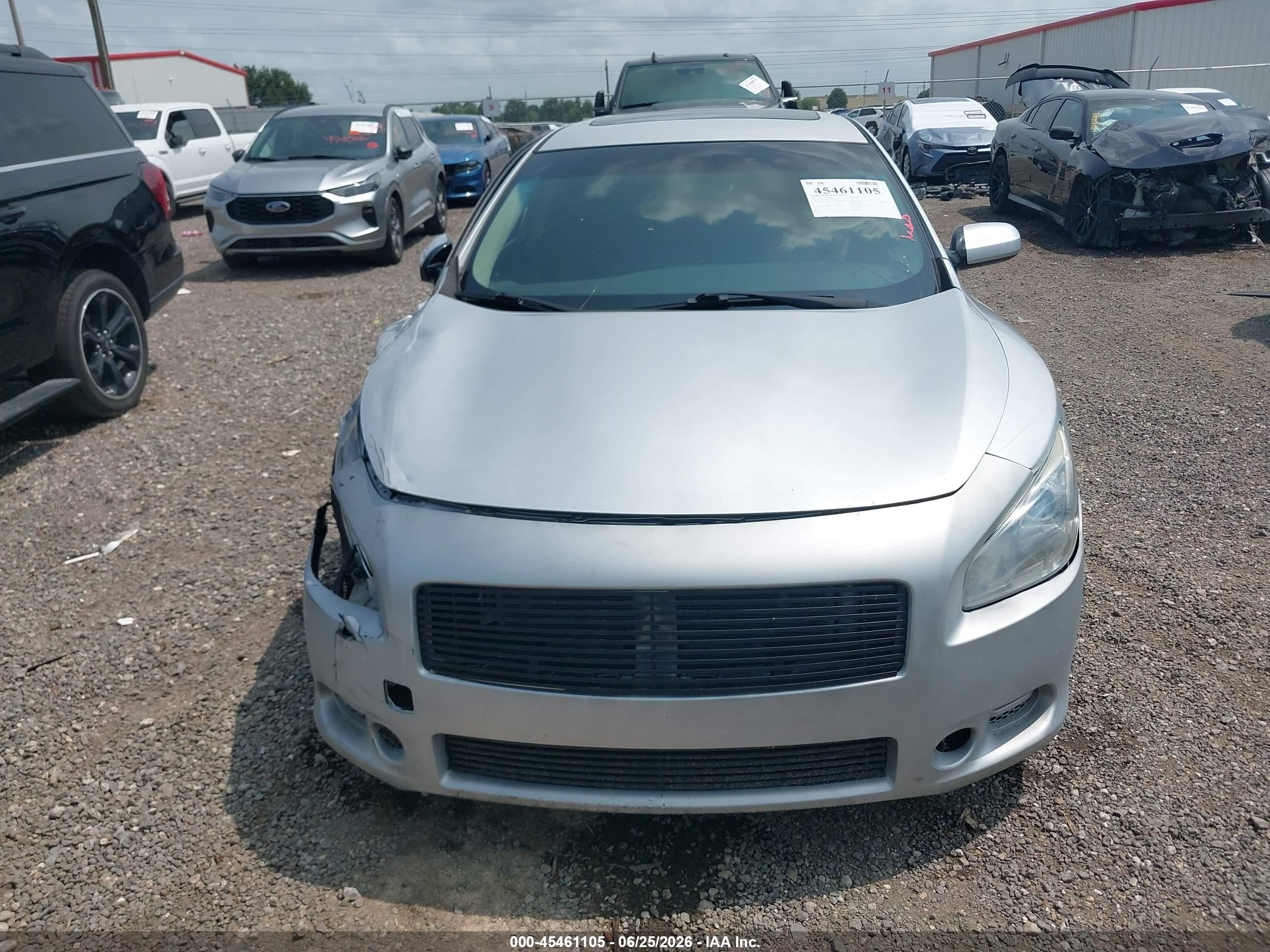 2013 Nissan Maxima 3.5 S Серебряный vin: 1N4AA5AP6DC804324