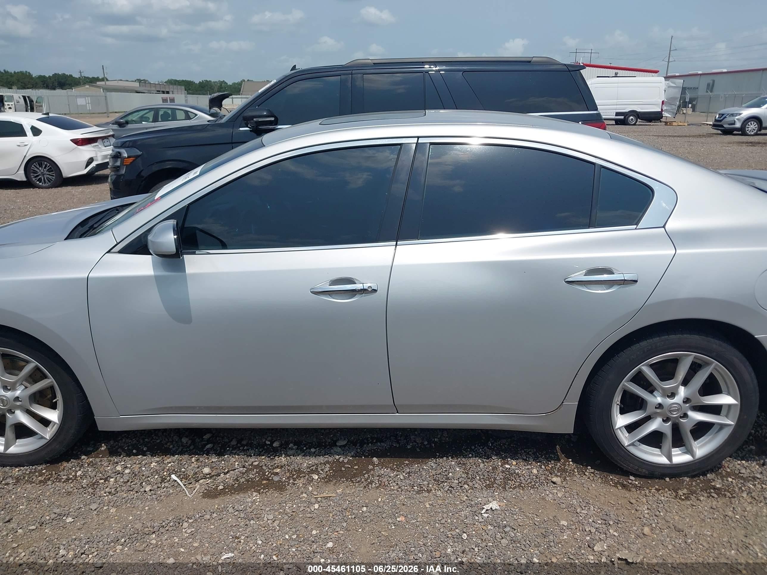 2013 Nissan Maxima 3.5 S Серебряный vin: 1N4AA5AP6DC804324