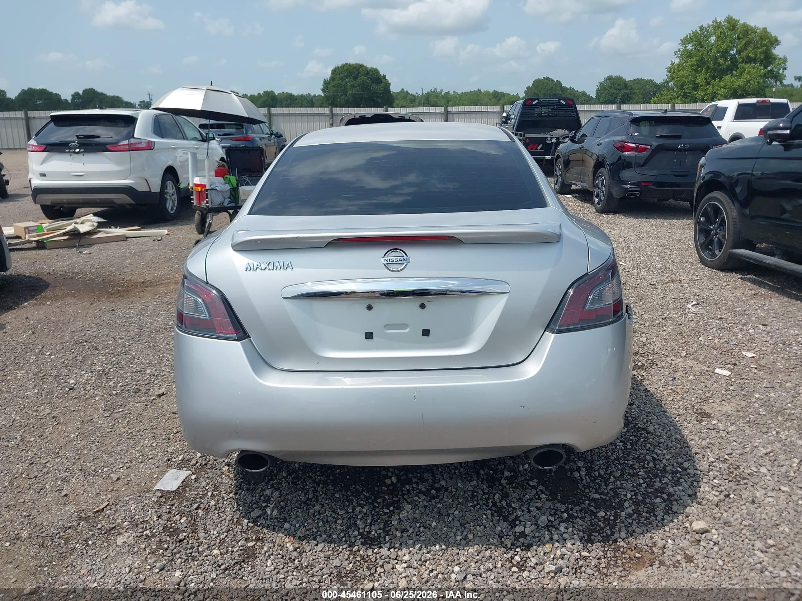 2013 Nissan Maxima 3.5 S Серебряный vin: 1N4AA5AP6DC804324