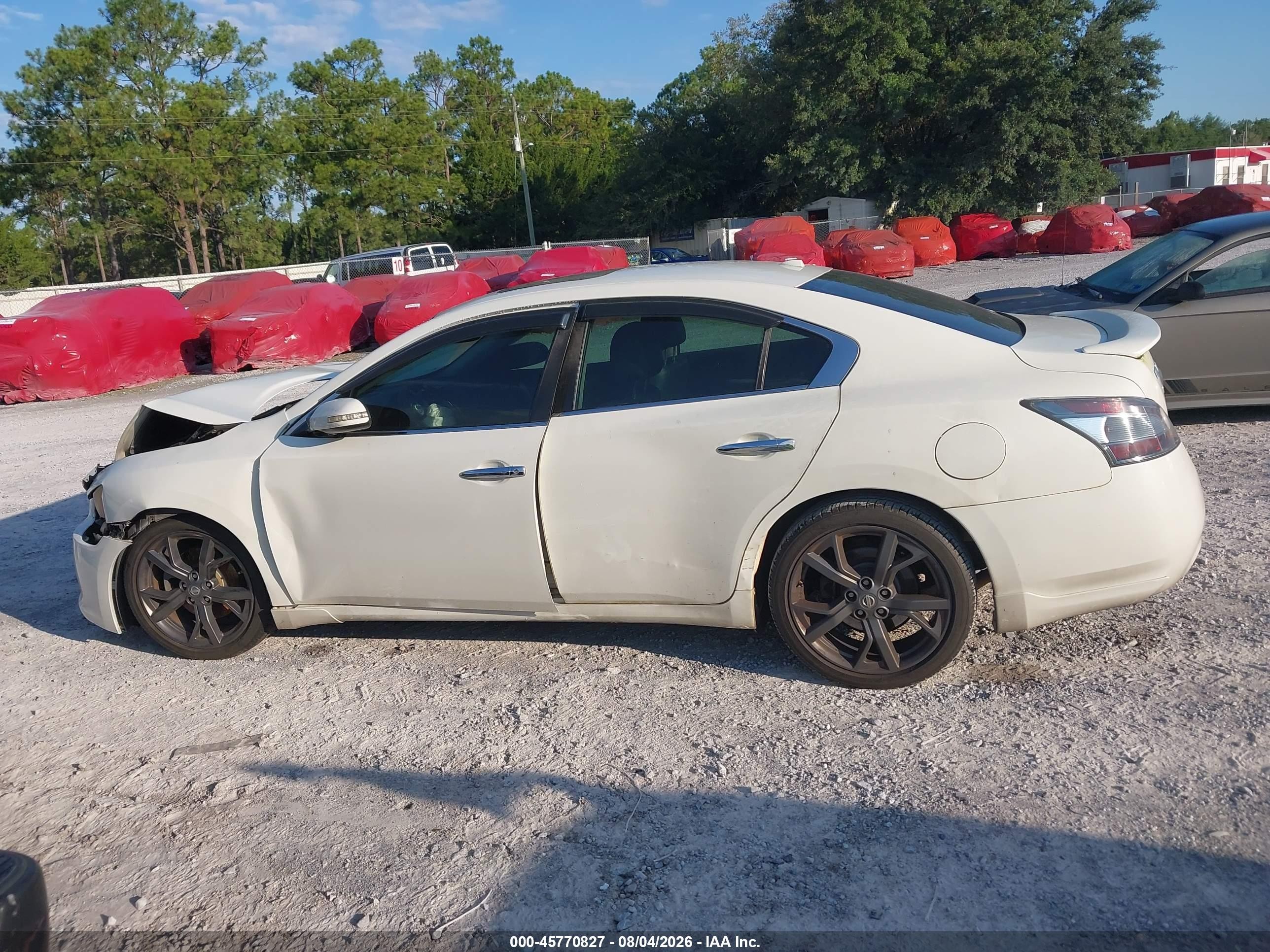 2013 Nissan Maxima 3.5 Sv Белый vin: 1N4AA5AP6DC810690