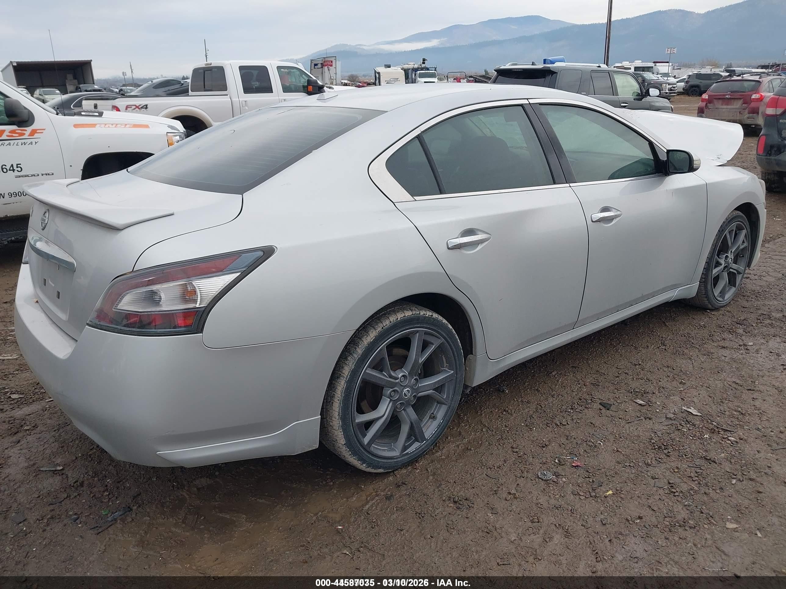 2013 Nissan Maxima 3.5 Sv Silver vin: 1N4AA5AP6DC811130