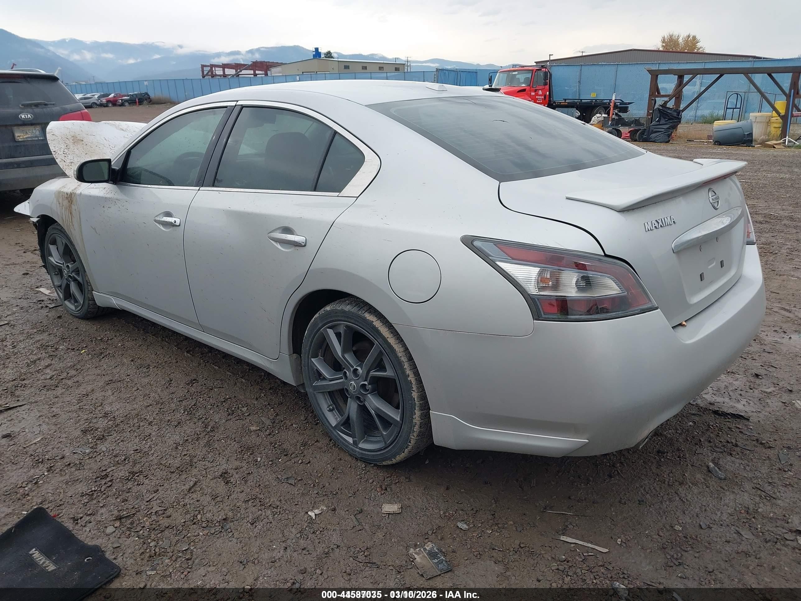 2013 Nissan Maxima 3.5 Sv Silver vin: 1N4AA5AP6DC811130