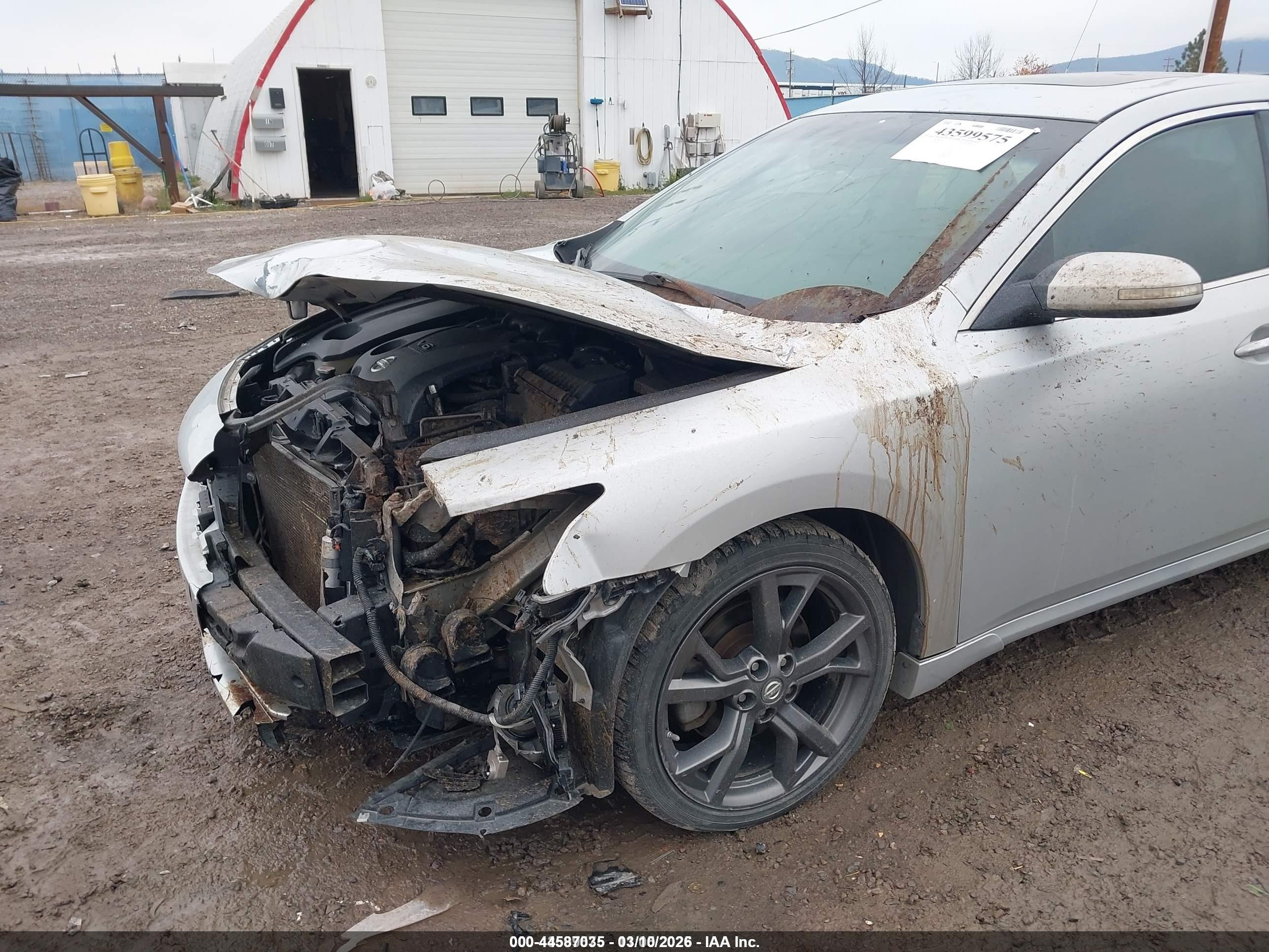 2013 Nissan Maxima 3.5 Sv Silver vin: 1N4AA5AP6DC811130
